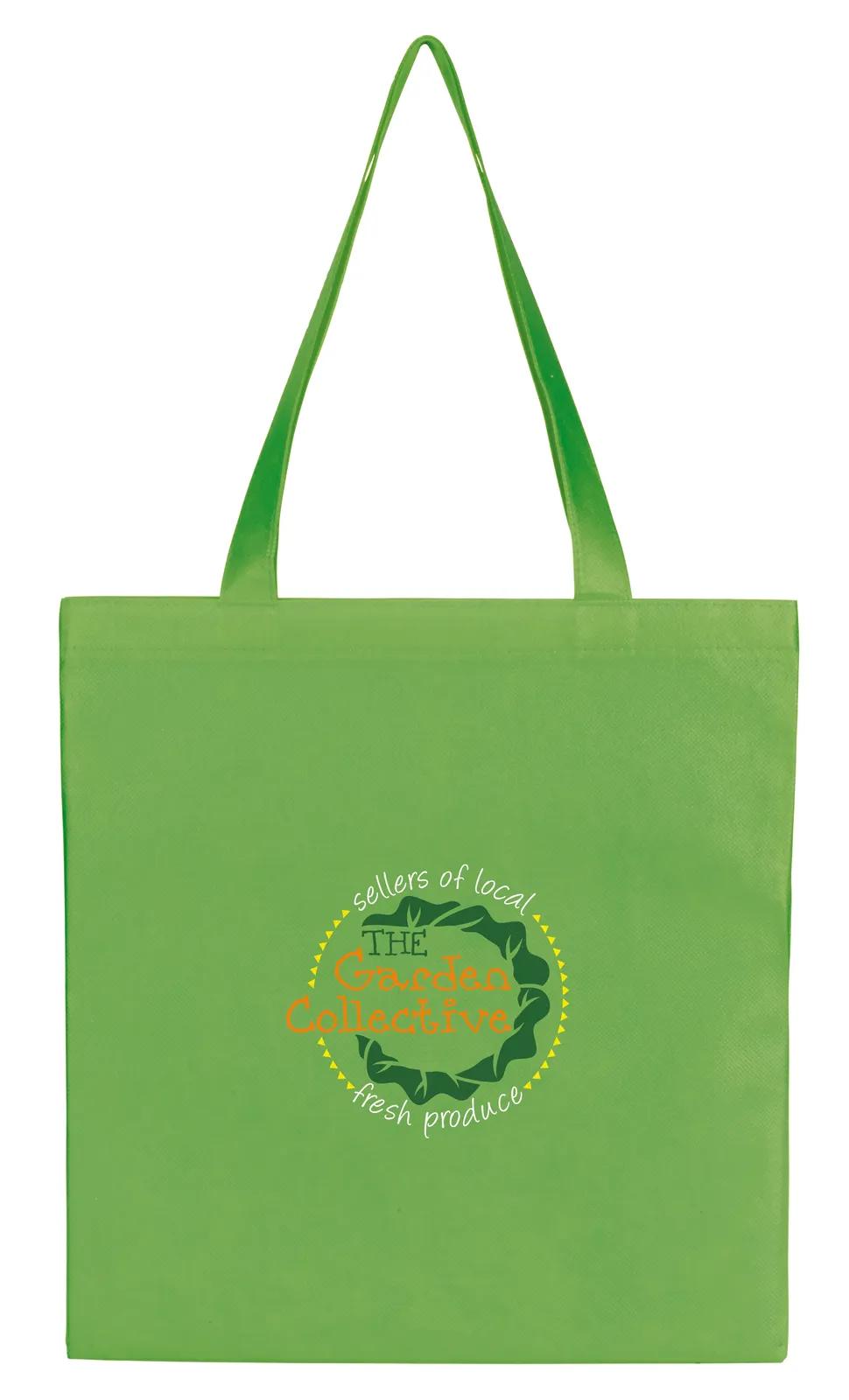 Non-Woven Budget Tote Shoulder Length Handles - 15.875 x 14.5 in - product view 8