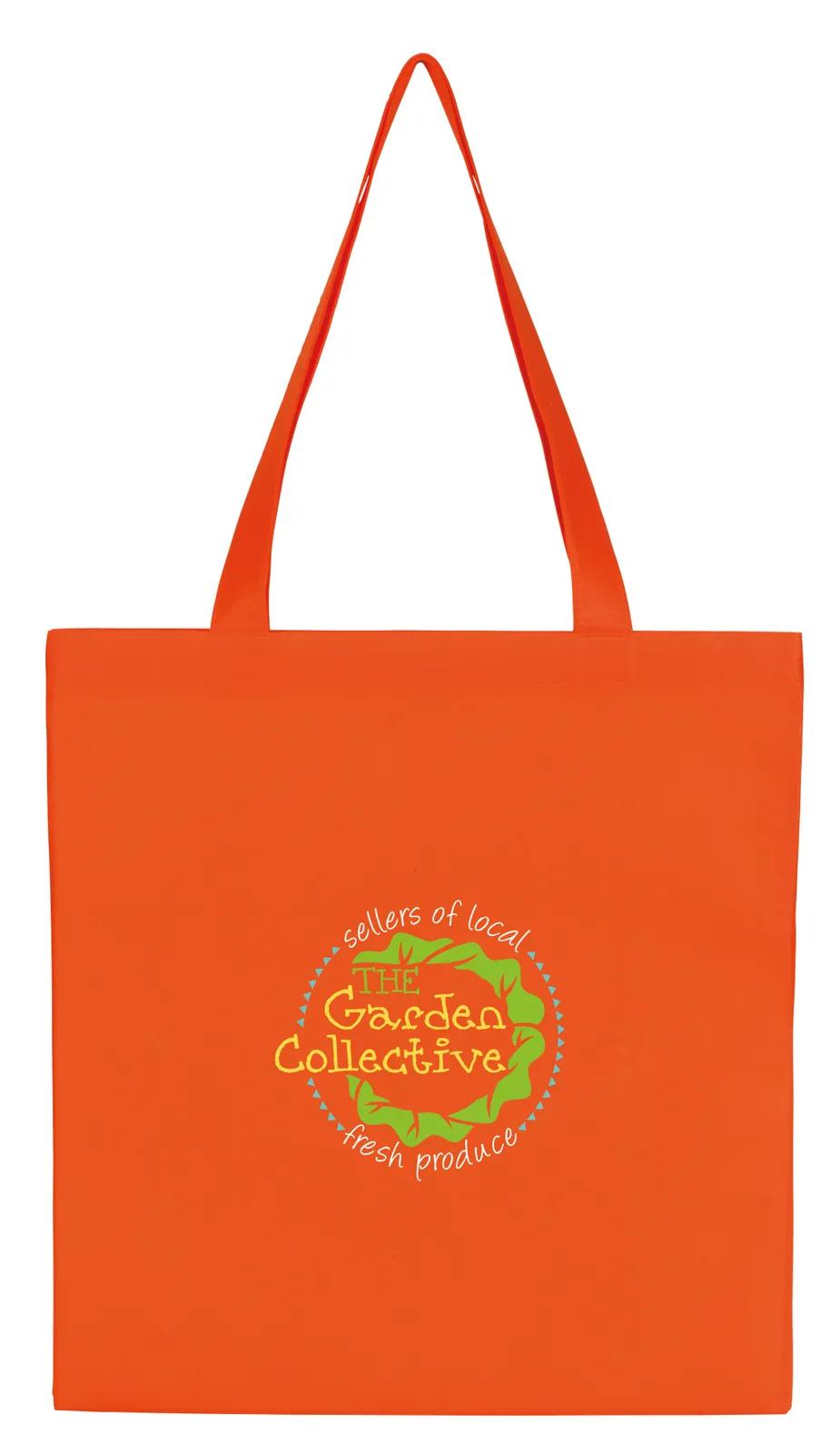 Non-Woven Budget Tote Shoulder Length Handles - 15.875 x 14.5 in - product view 16