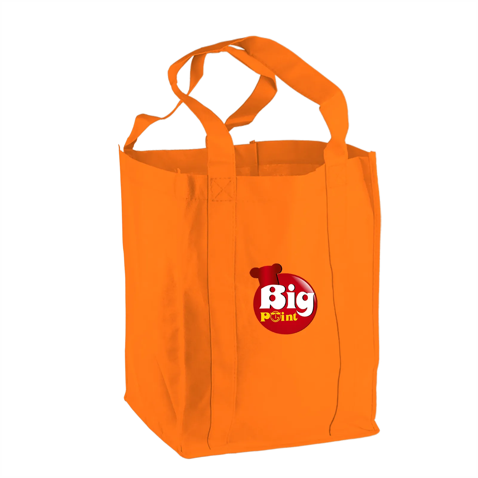 Non-Woven Budget Tote Shoulder Length Handles - 15.875 x 14.5 in - product view 4