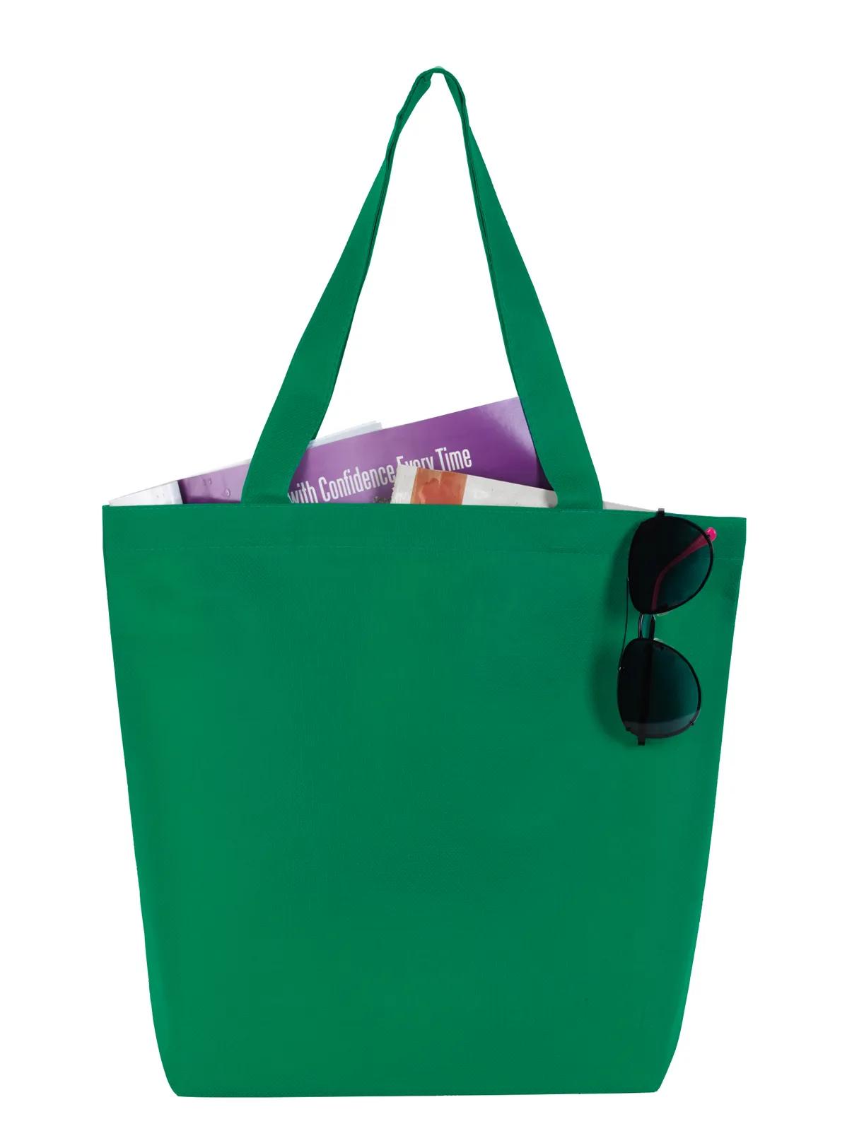 Custom Tote Bag Non-Woven Gusseted Bottom - 13.25 x 15 in - product view 12