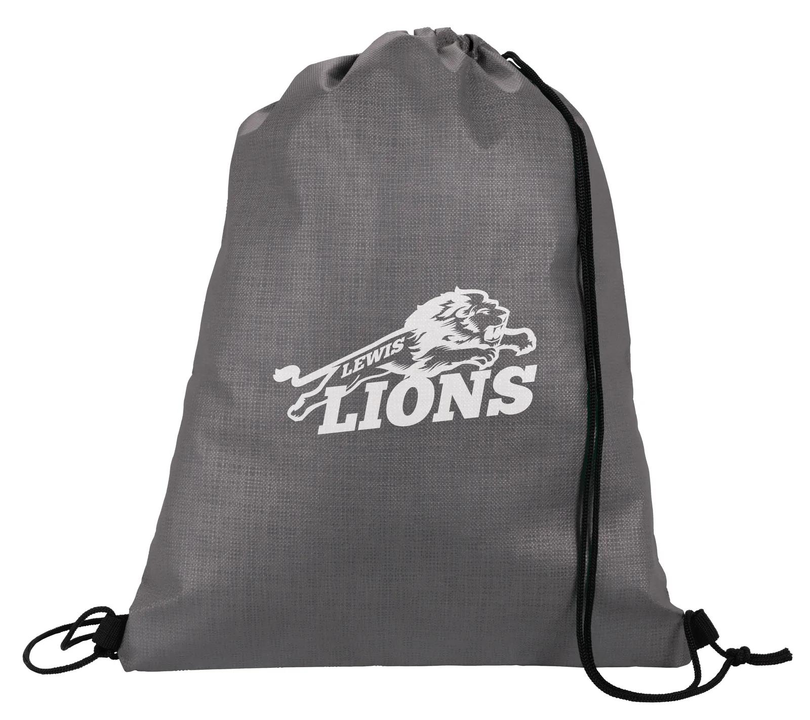 Drawstring Backpack Non-Woven Shimmer Pattern - 16.5 x 13 in - product view 8