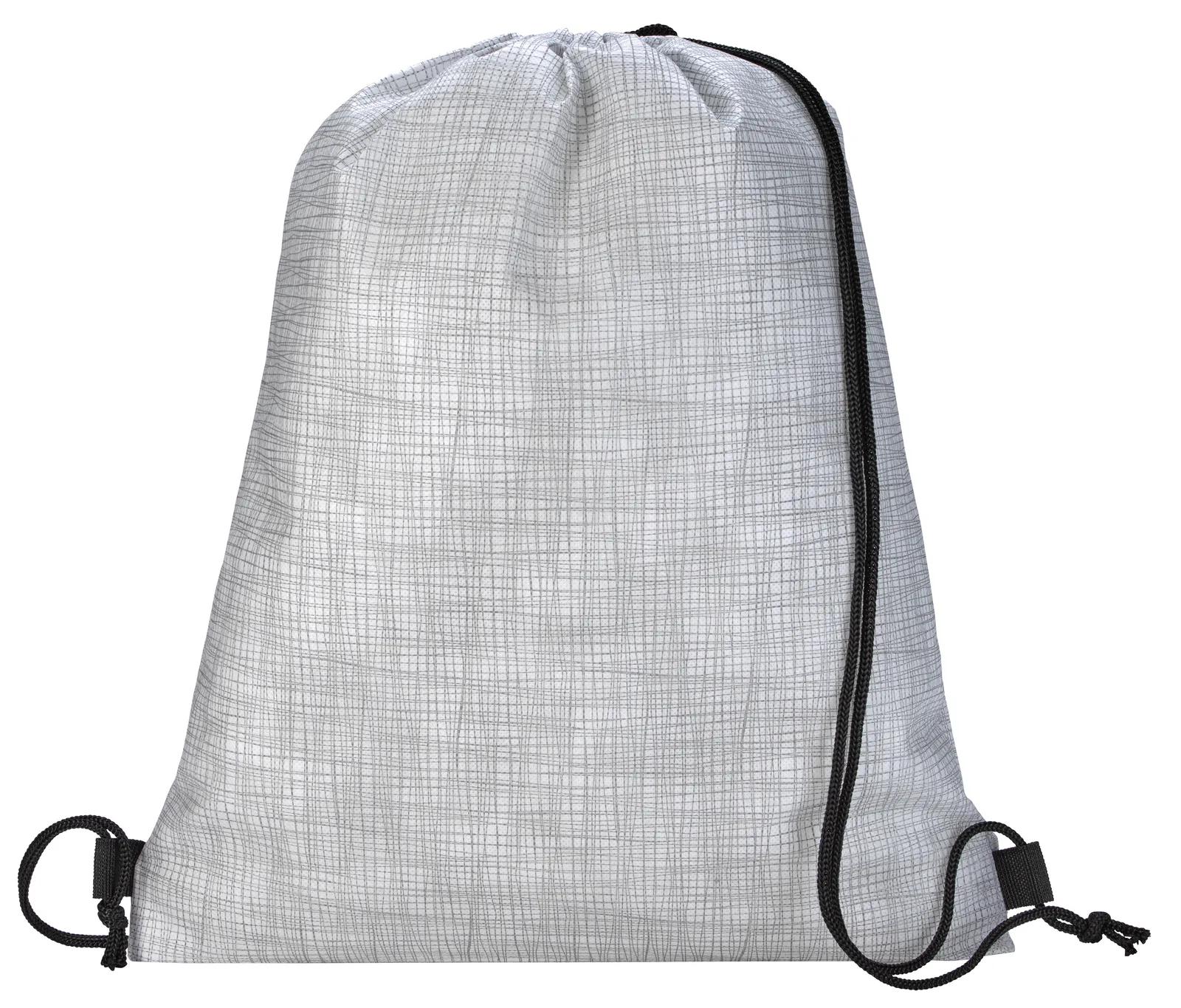 Drawstring Backpack Non-Woven Shimmer Pattern - 16.5 x 13 in - product view 15