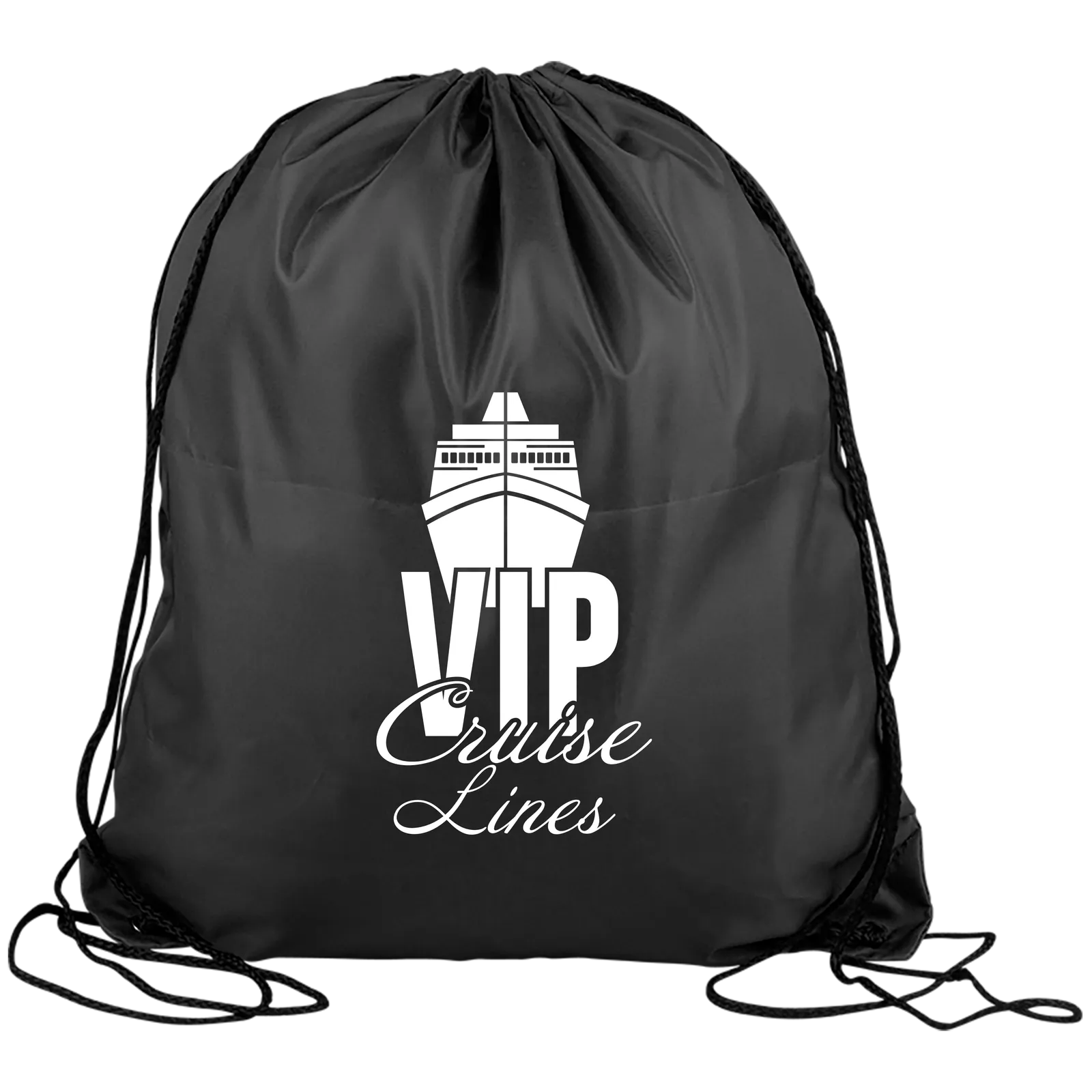 Drawstring Backpack Non-Woven Shimmer Pattern - 16.5 x 13 in - product view 3