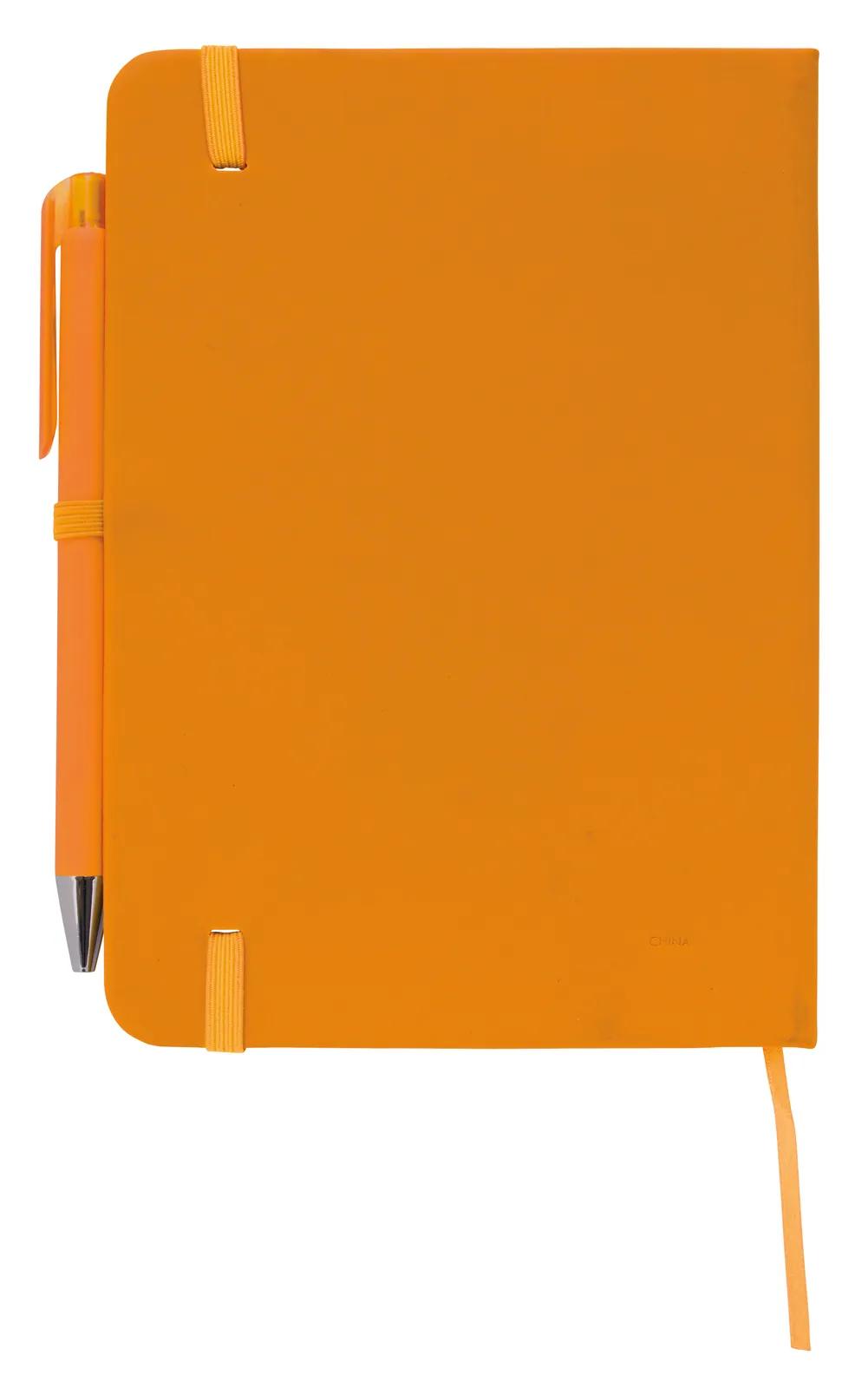 Notebook with Pen Leatherette Cover Elastic Band - 7 x 5 in - product view 14