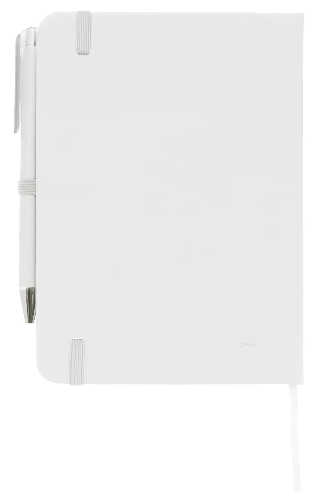 Notebook with Pen Leatherette Cover Elastic Band - 7 x 5 in - product view 40