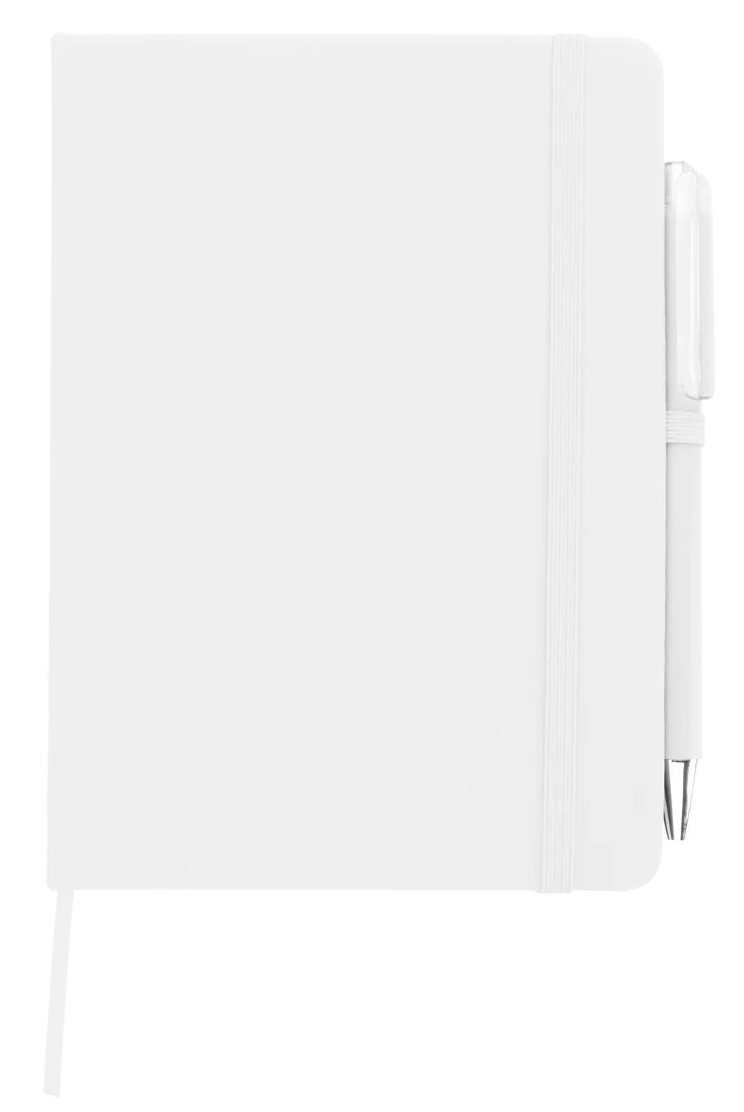 Notebook with Pen Leatherette Cover Elastic Band - 7 x 5 in - product view 41