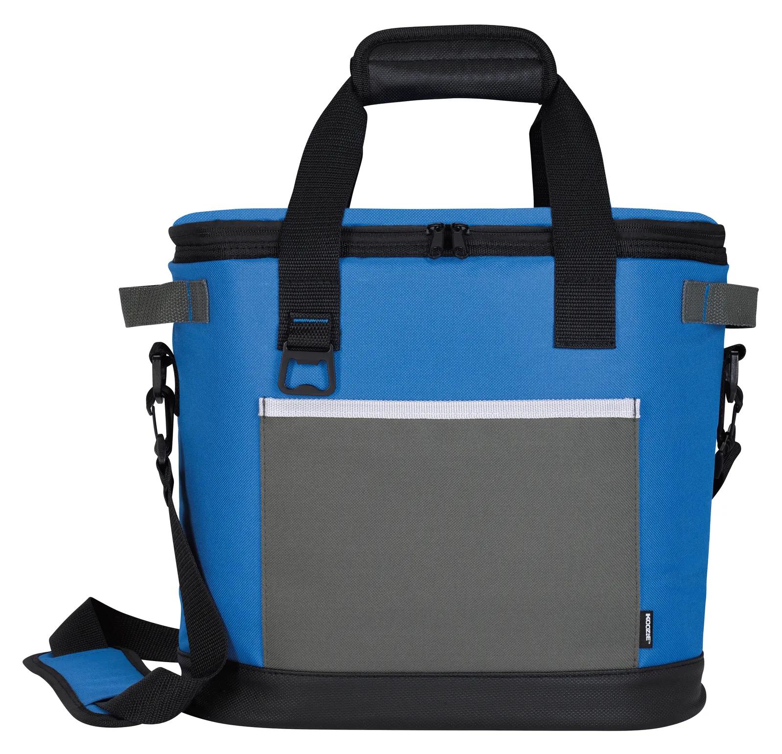 Cooler Bag 20-Can 600D Polyester Bottle Opener - 12.25 x 12.5 in - product view 3