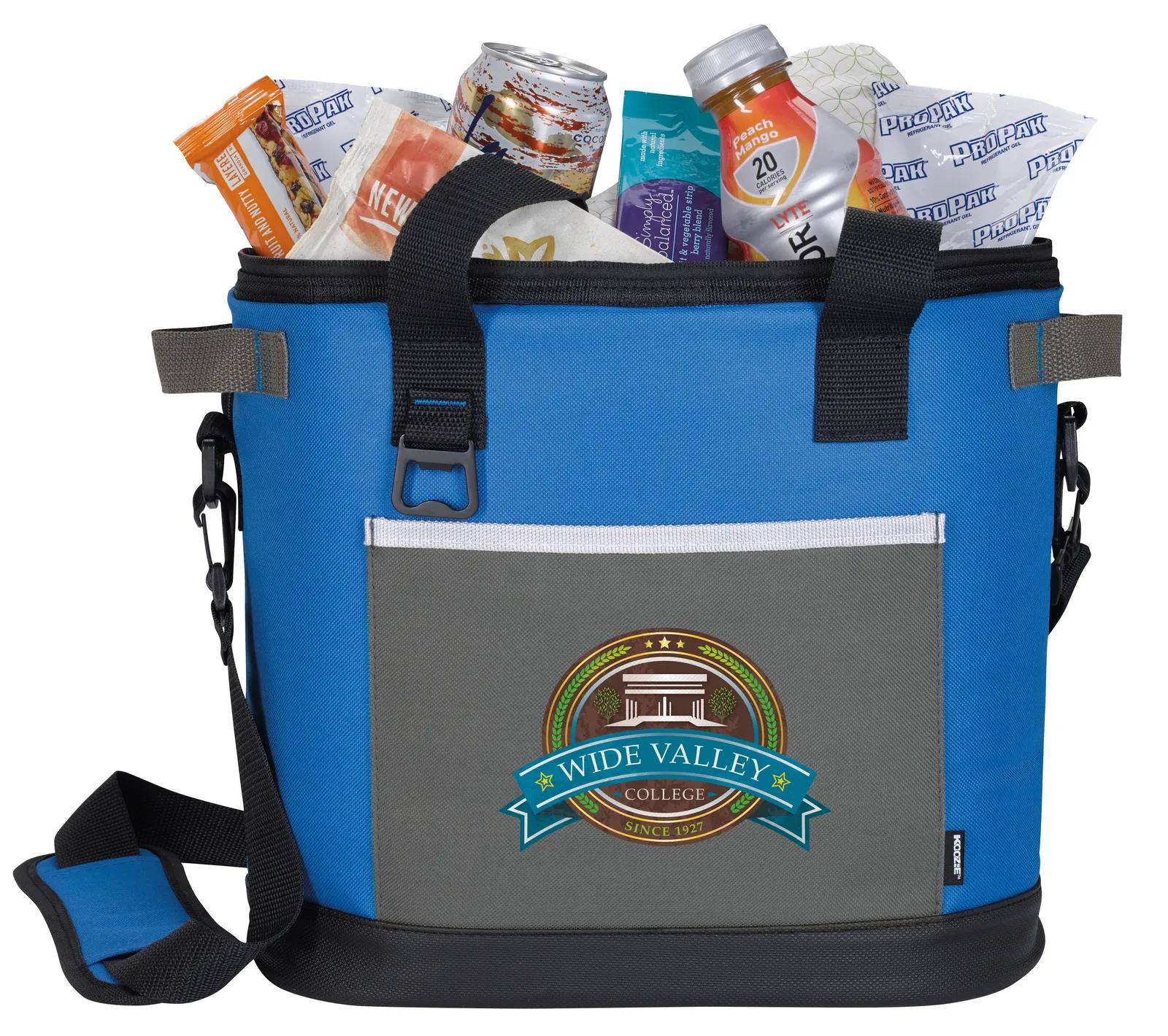 Cooler Bag 20-Can 600D Polyester Bottle Opener - 12.25 x 12.5 in - product view 4