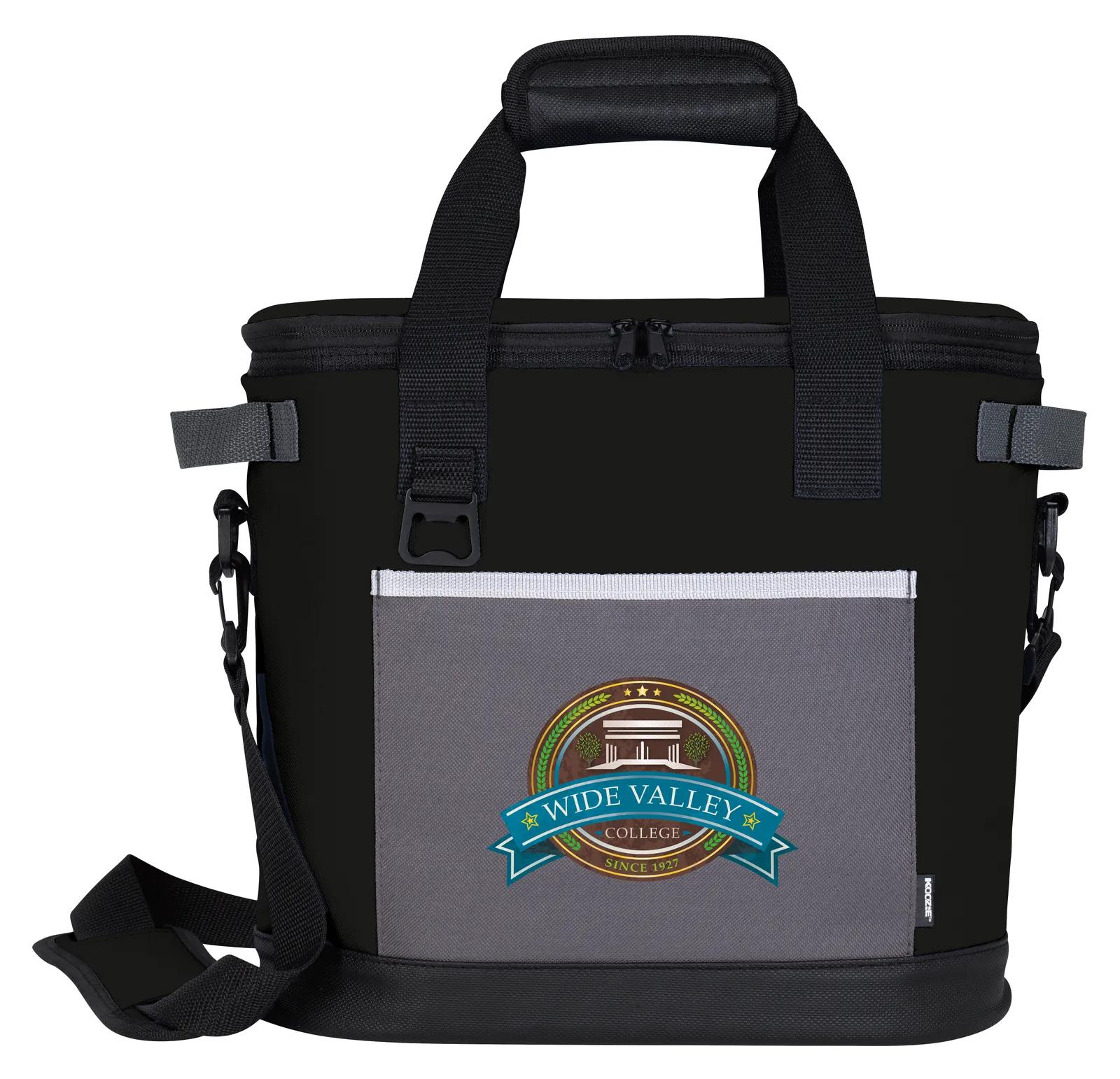 Cooler Bag 20-Can 600D Polyester Bottle Opener - 12.25 x 12.5 in - product view 7