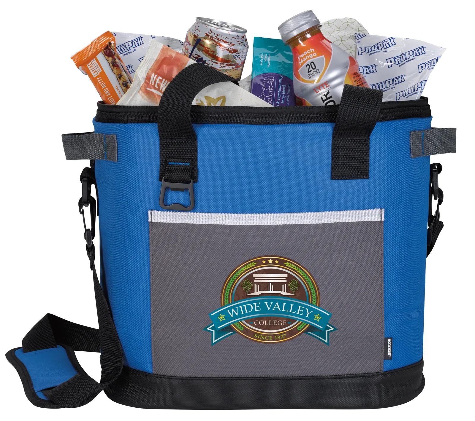 Cooler Bag 20-Can 600D Polyester Bottle Opener - 12.25 x 12.5 in - product view 9