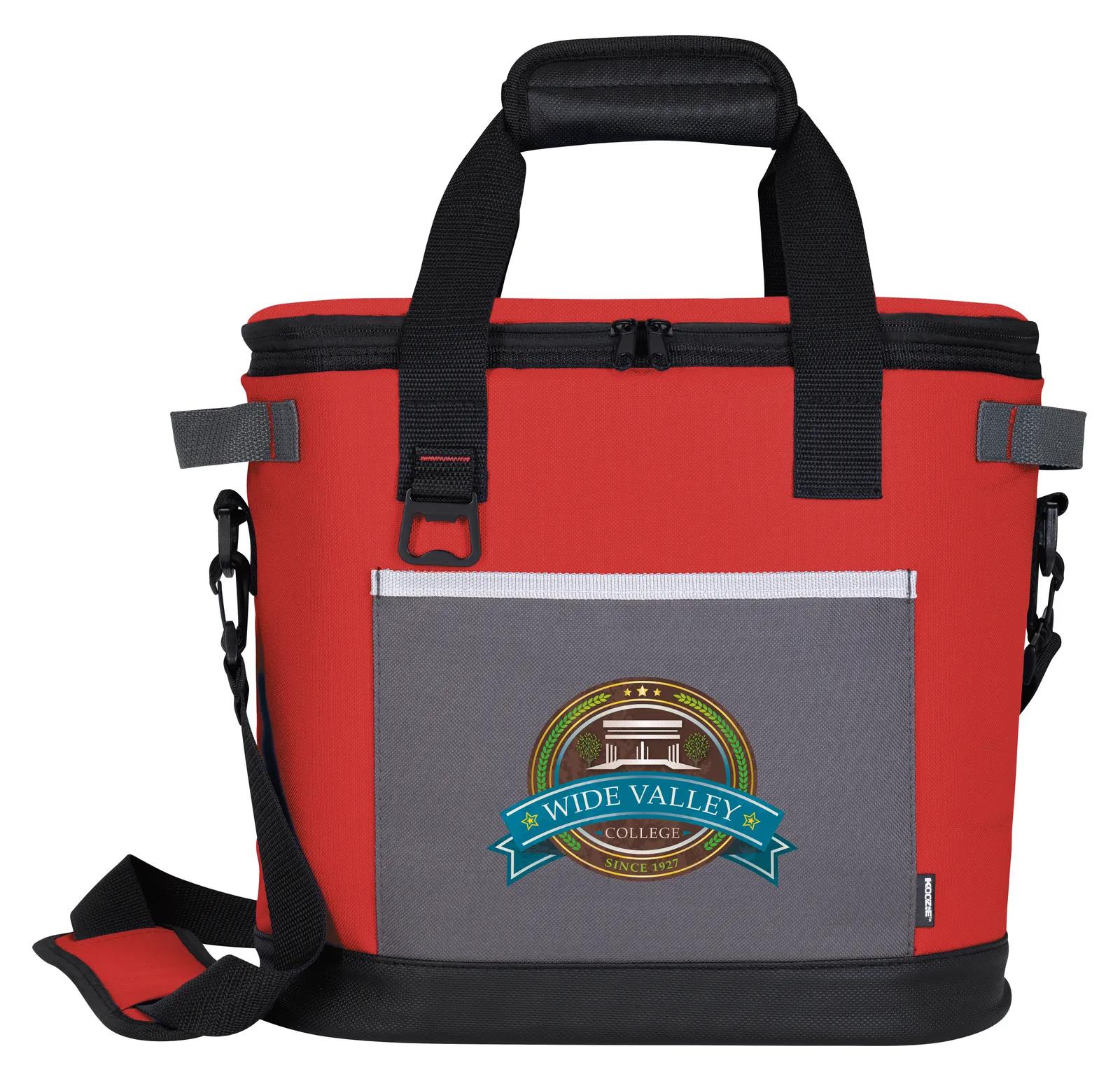 Cooler Bag 20-Can 600D Polyester Bottle Opener - 12.25 x 12.5 in - product view 11