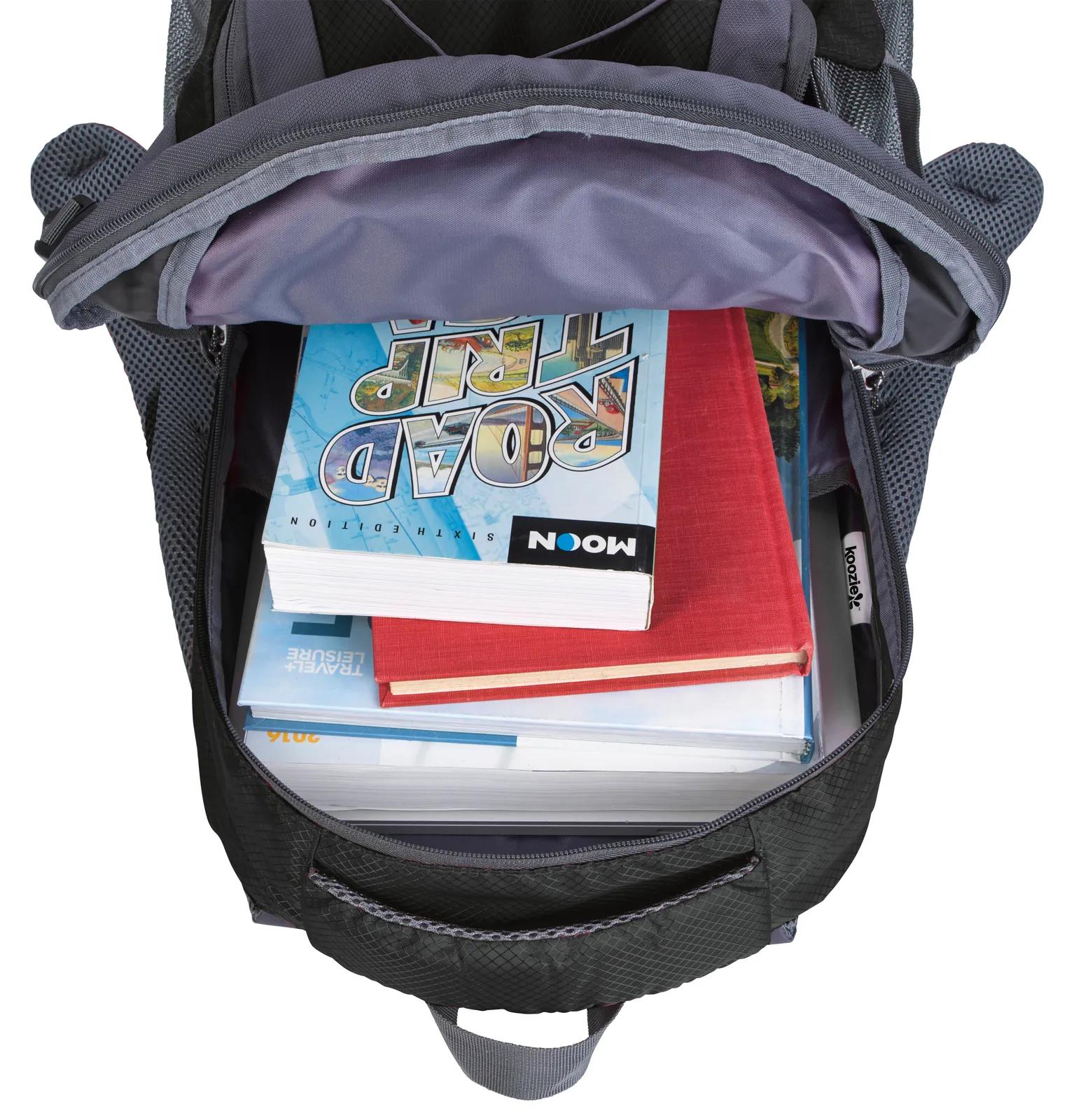 Daypack 25L Ripstop Polyester Laptop Sleeve Bungee - 20.125 x 13.375 in - product view 22