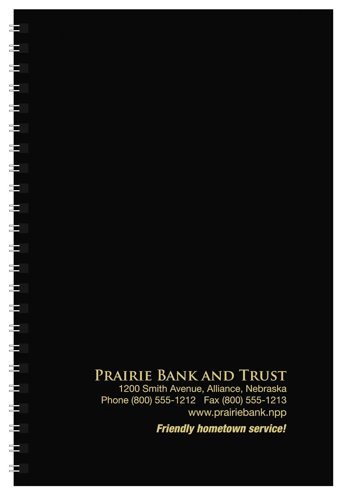 Spiral Notebook Leatherette Cover 50 Sheets - 9 x 6 in - product view 12