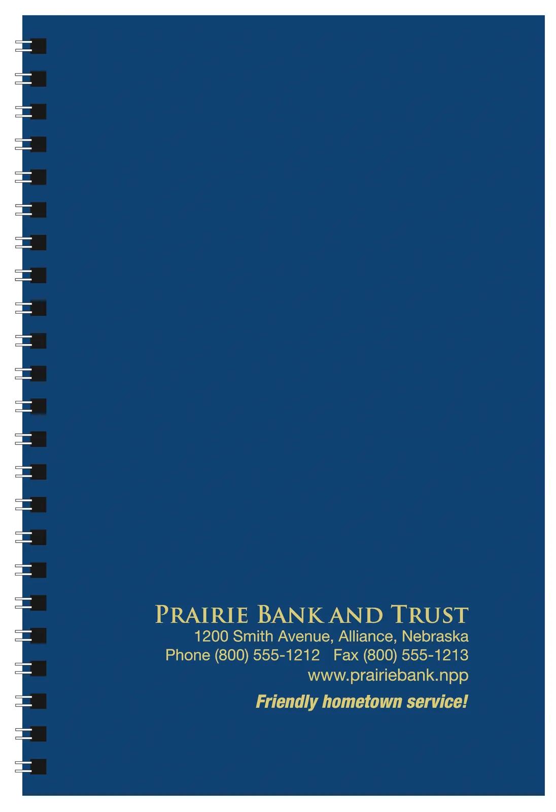 Spiral Notebook Leatherette Cover 50 Sheets - 9 x 6 in - product view 13