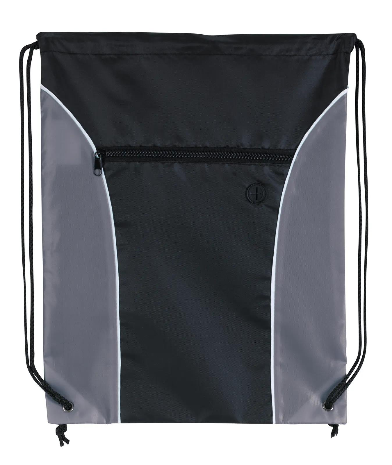 Drawstring Backpack Two-Tone White Accents - 17.5 x 14 in - product view 13