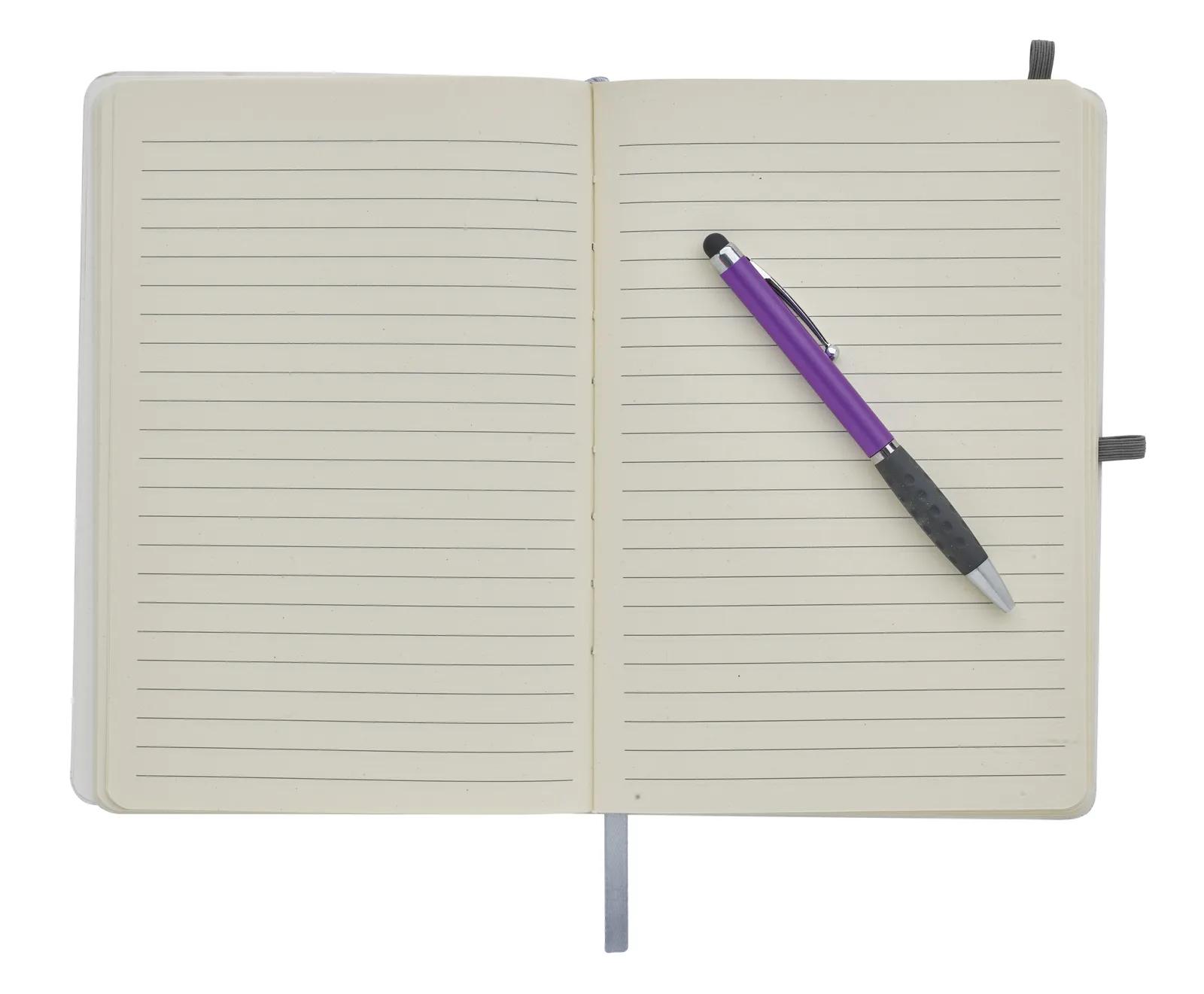 Journal Textured Leatherette Cover Elastic Band - 8.25 x 5.75 in - product view 5