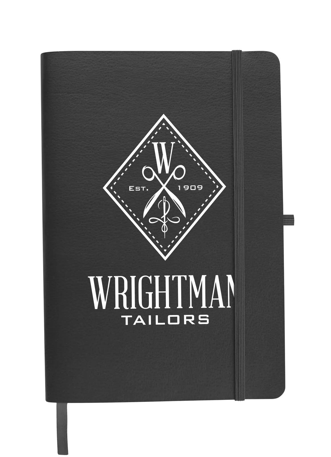 Journal Textured Leatherette Cover Elastic Band - 8.25 x 5.75 in - product view 11