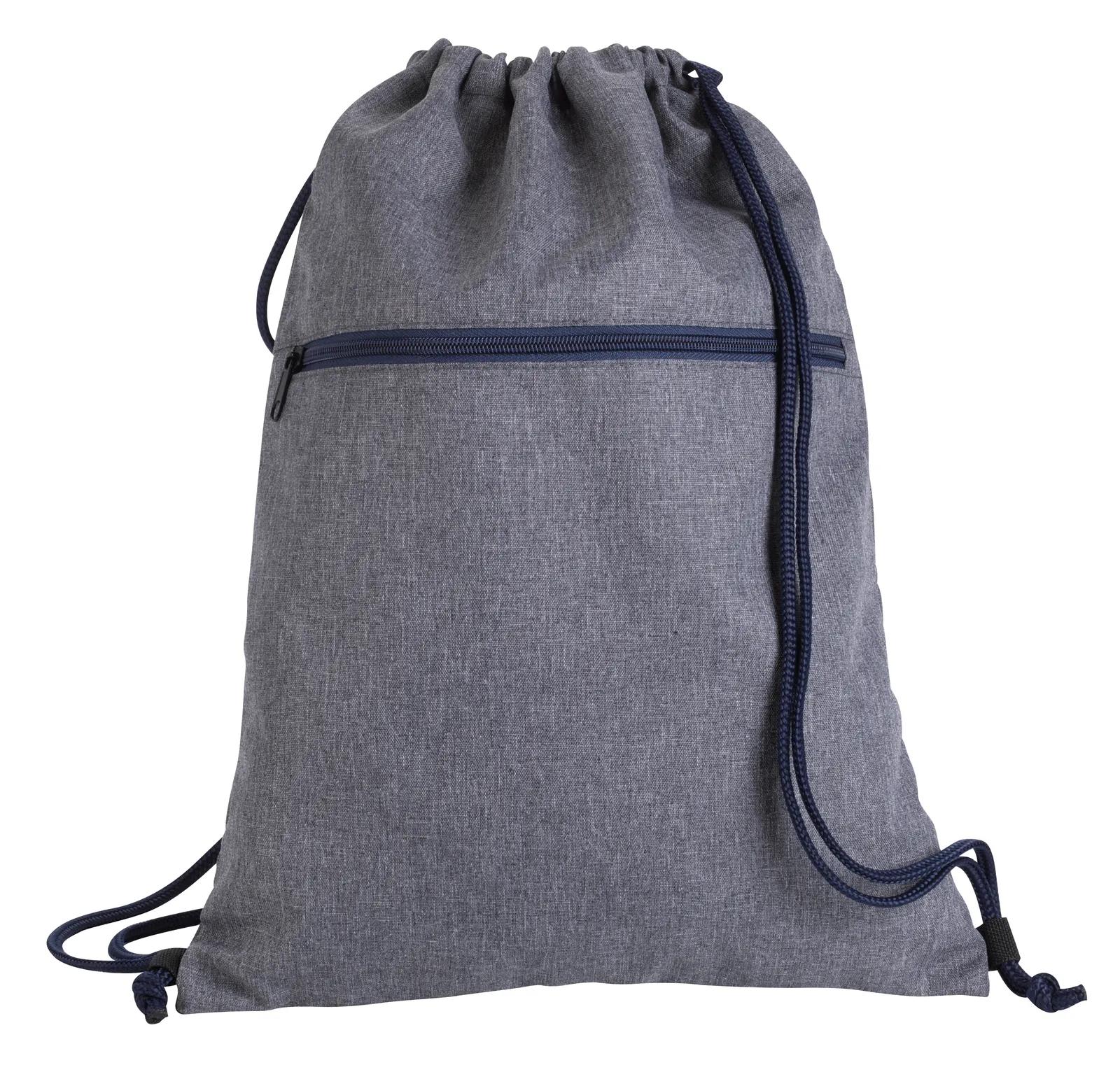 Drawstring Backpack Two-Tone 300D Polyester - 17.5 x 13.375 in - product view 3