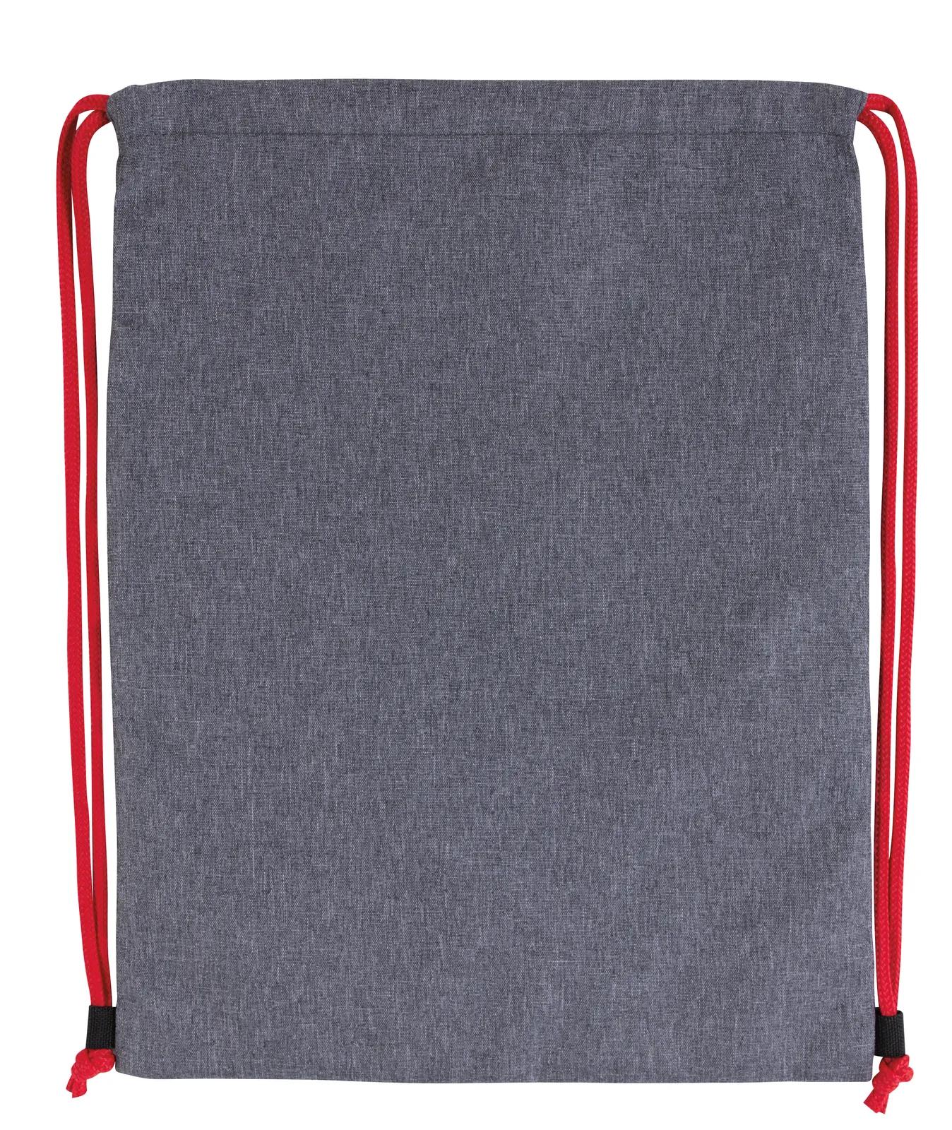 Drawstring Backpack Two-Tone 300D Polyester - 17.5 x 13.375 in - product view 5