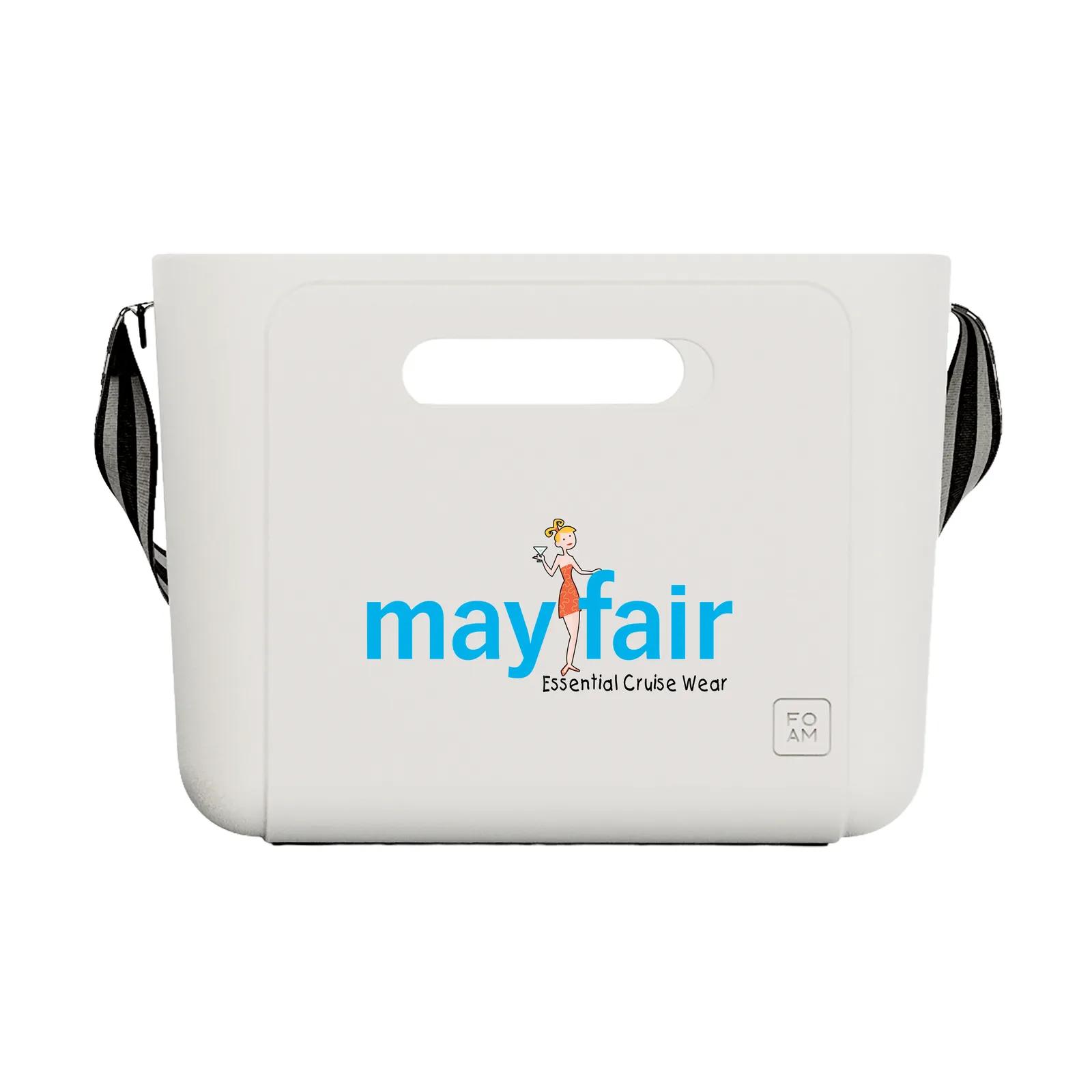 PU Tote Bag Large Interior Zipper Pocket - 11.375 x 18.125 in - product view 3