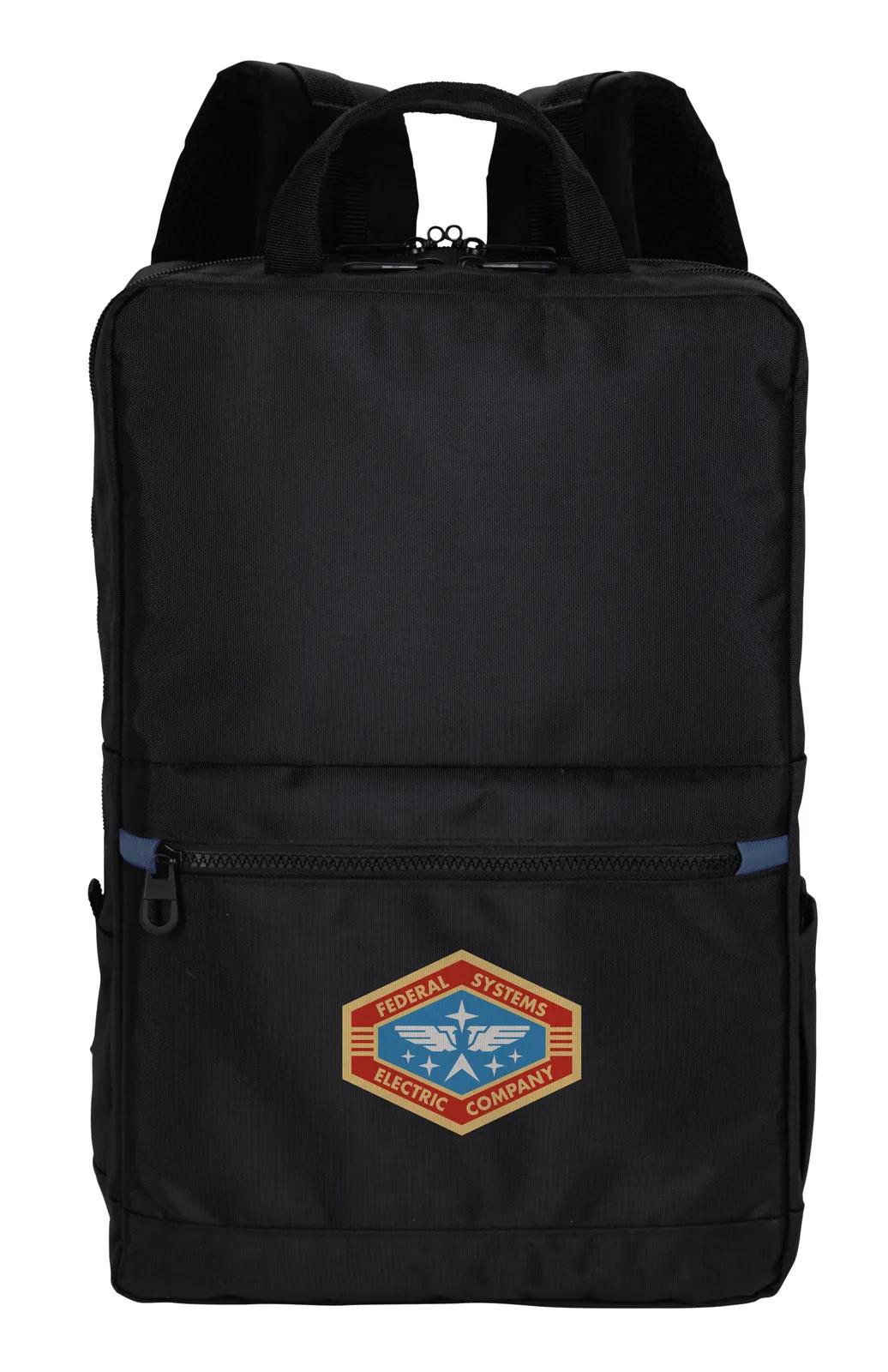 Charging Backpack with Dual Cable 900D Nylon - 16.9 x 10.6 in - product view 9