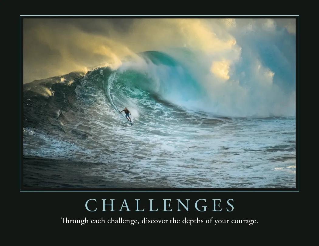 Motivational Wall Calendar FSC Paper UV Coated - 18.5 x 11 in - product view 23