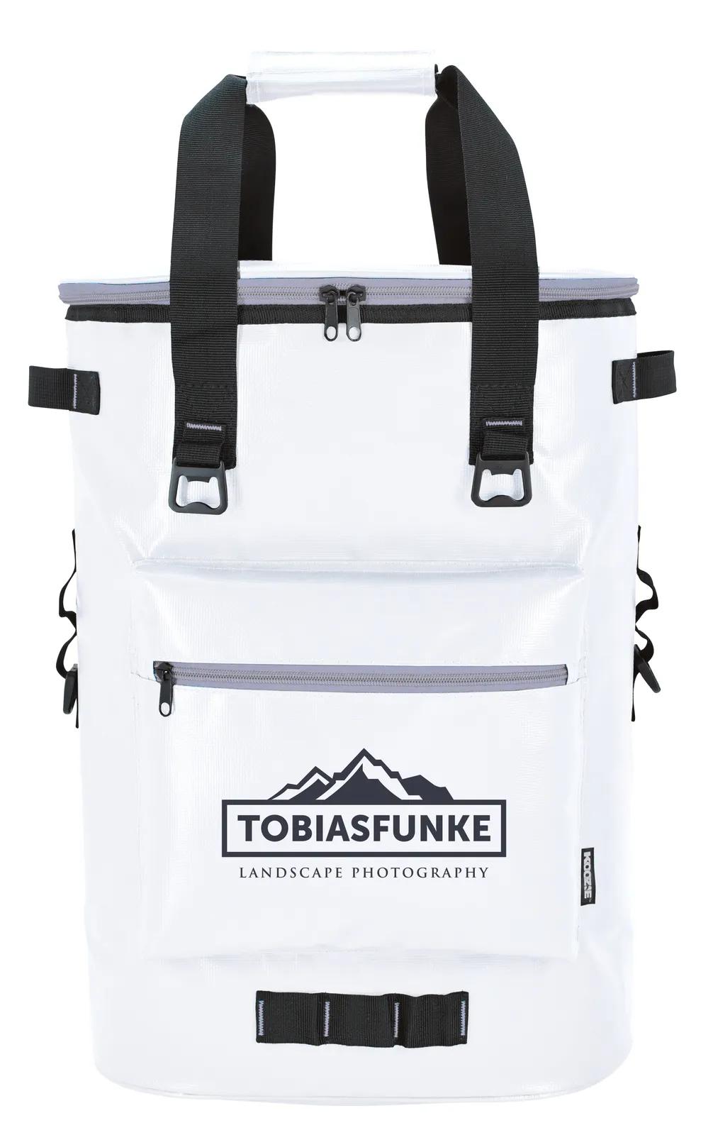 Tarpaulin Cooler Backpack 36-Can with Openers - 18.5 x 13.4 in - product view 5
