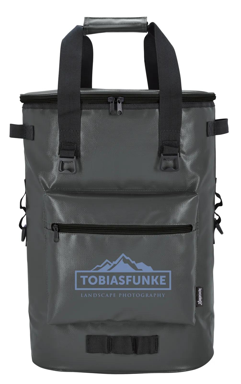 Tarpaulin Cooler Backpack 36-Can with Openers - 18.5 x 13.4 in - product view 6