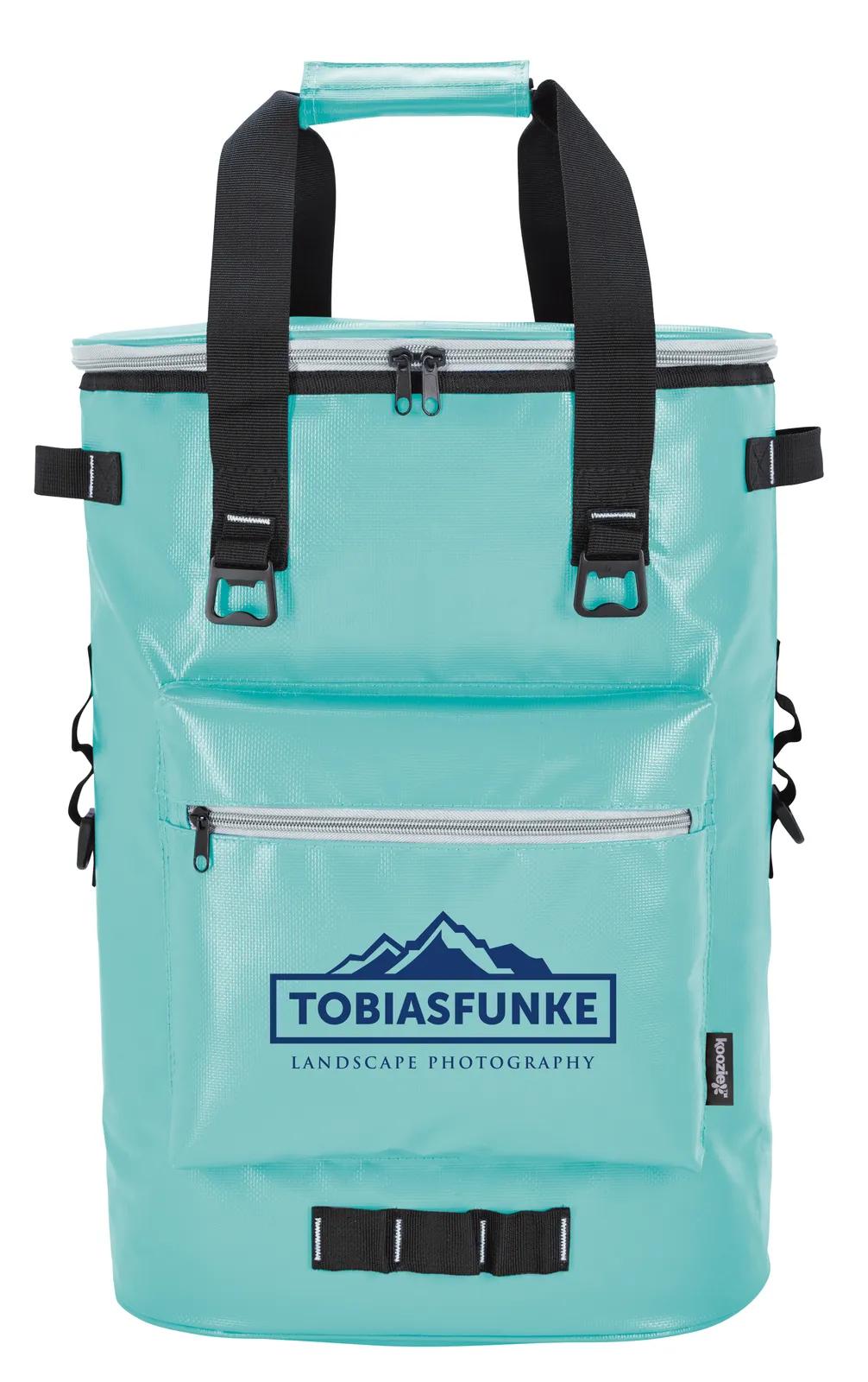 Tarpaulin Cooler Backpack 36-Can with Openers - 18.5 x 13.4 in - product view 7