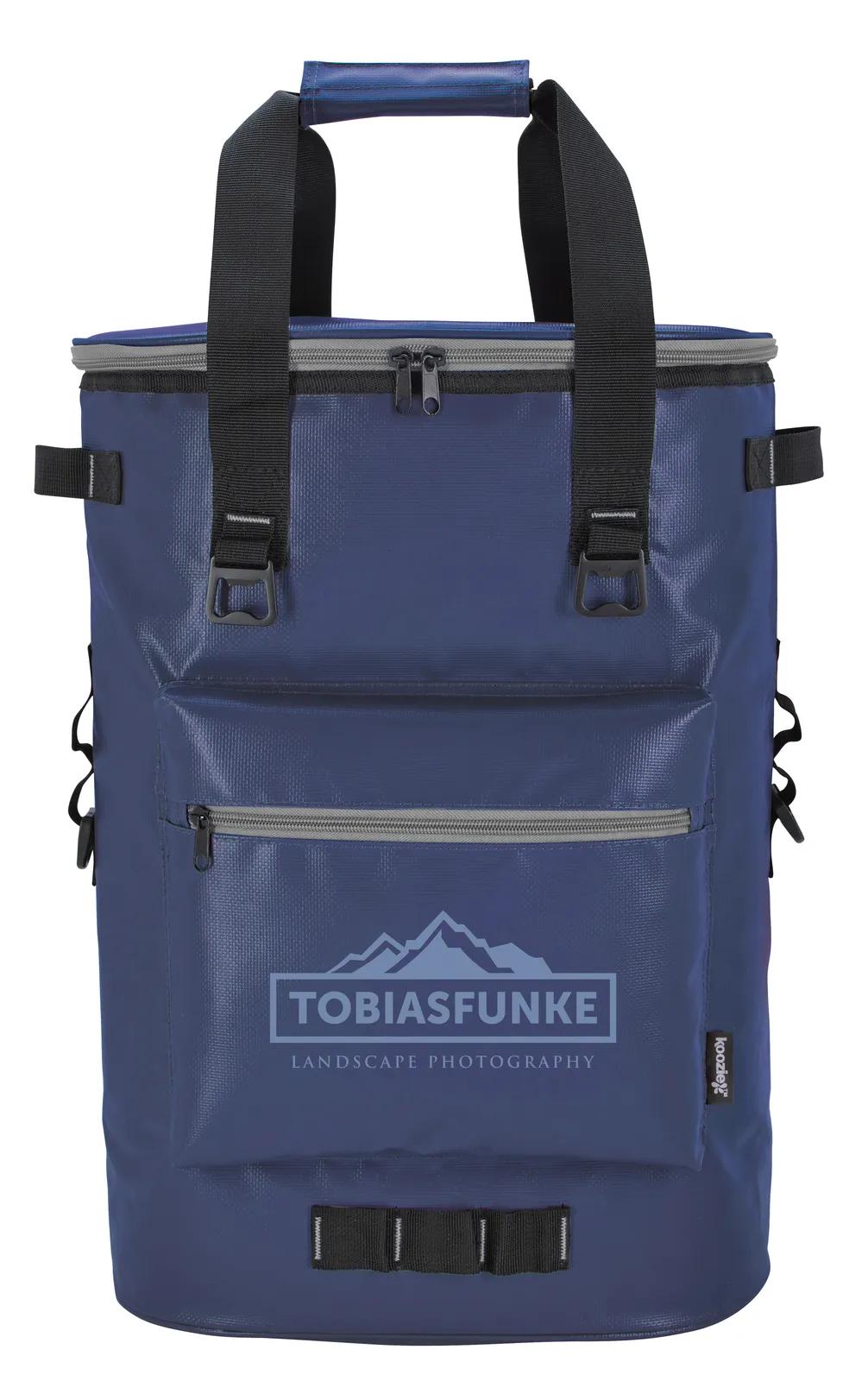 Tarpaulin Cooler Backpack 36-Can with Openers - 18.5 x 13.4 in - product view 8