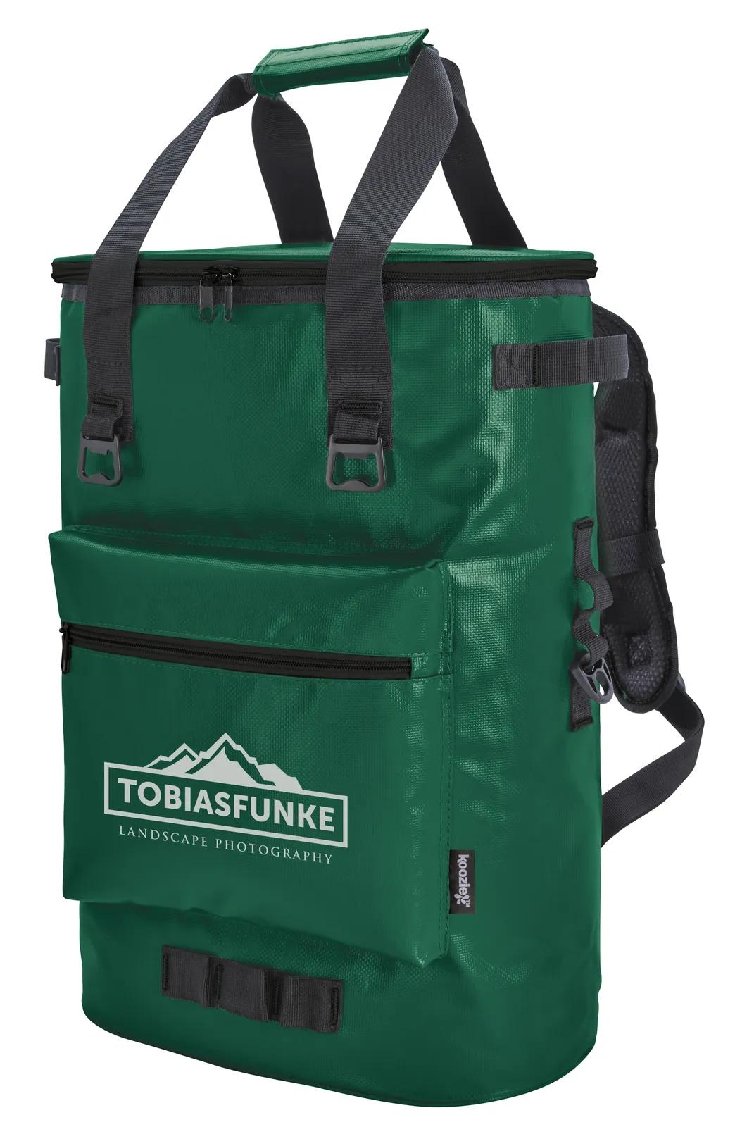 Tarpaulin Cooler Backpack 36-Can with Openers - 18.5 x 13.4 in - product view 10