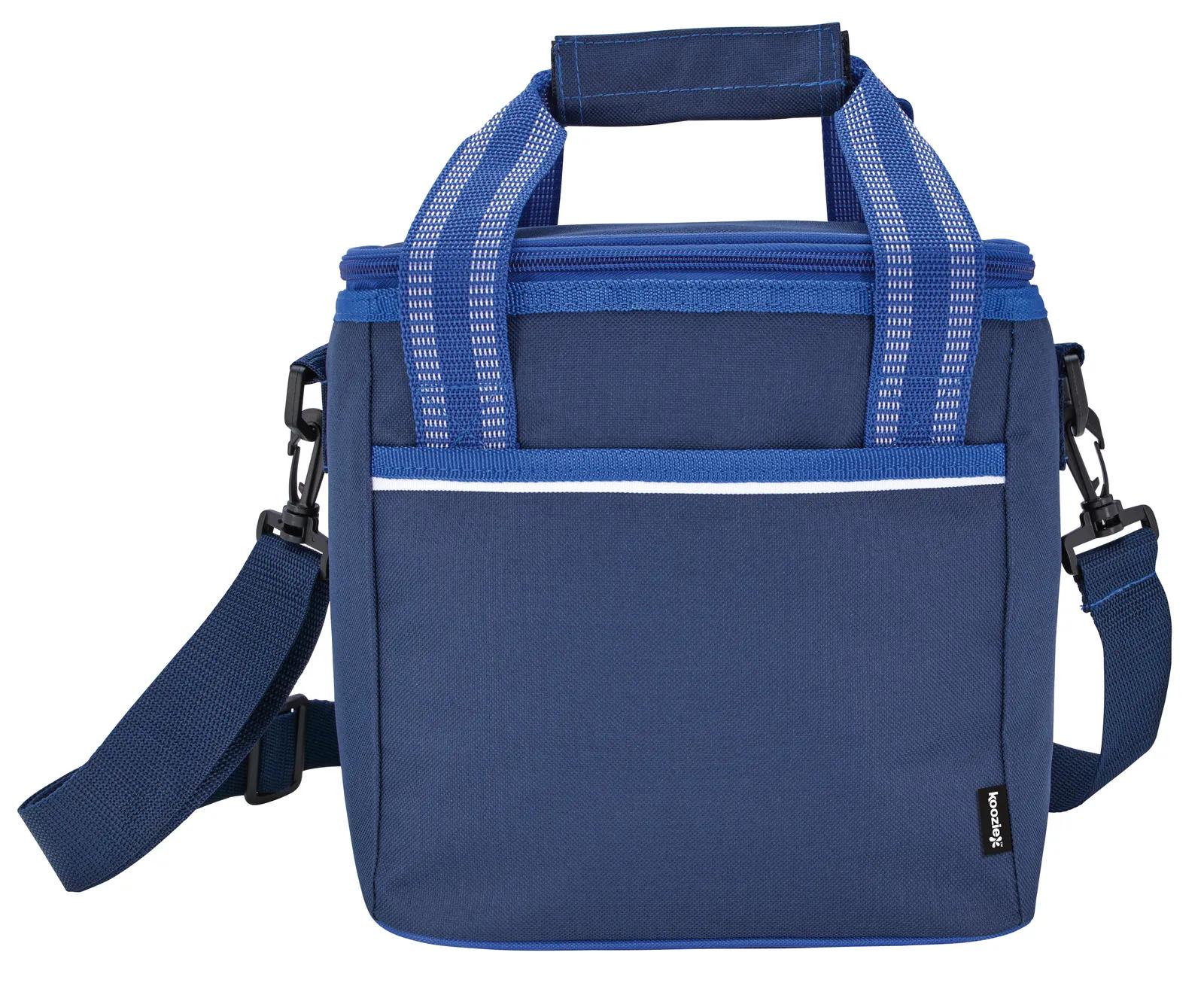 Accent Stitched Cooler with Shoulder Strap - 10 x 7.1 in - product view 3