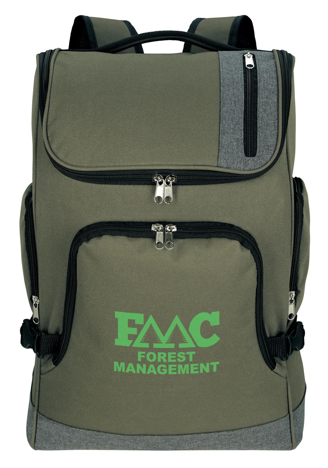 Computer Backpack with Compression Straps 600D - 17.4 x 13.4 in - product view 3