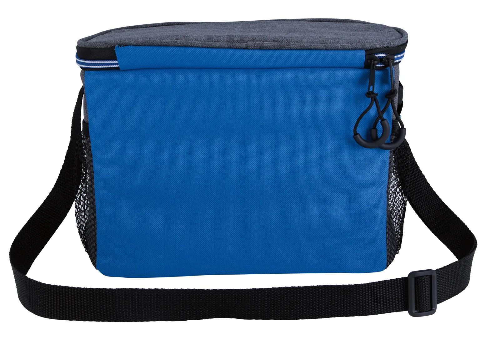 Two-Tone Lunch Cooler PEVA Lined 600D - 8 x 10 x 7 in - product view 4