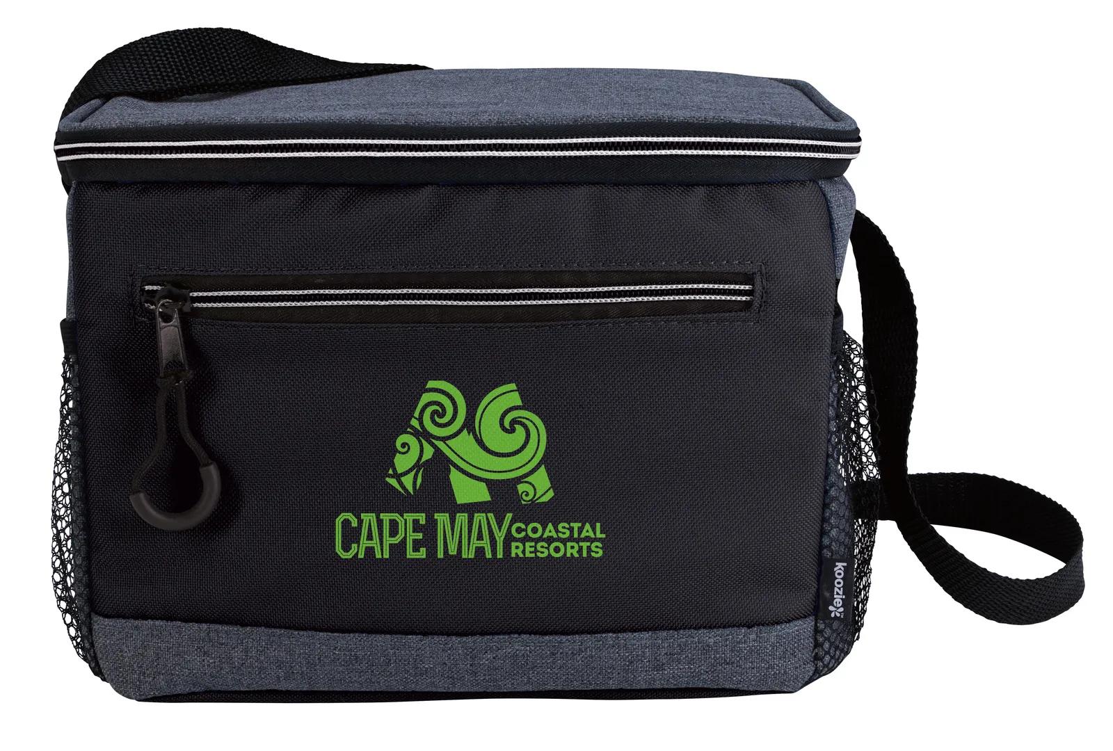 Two-Tone Lunch Cooler PEVA Lined 600D - 8 x 10 x 7 in - product view 7