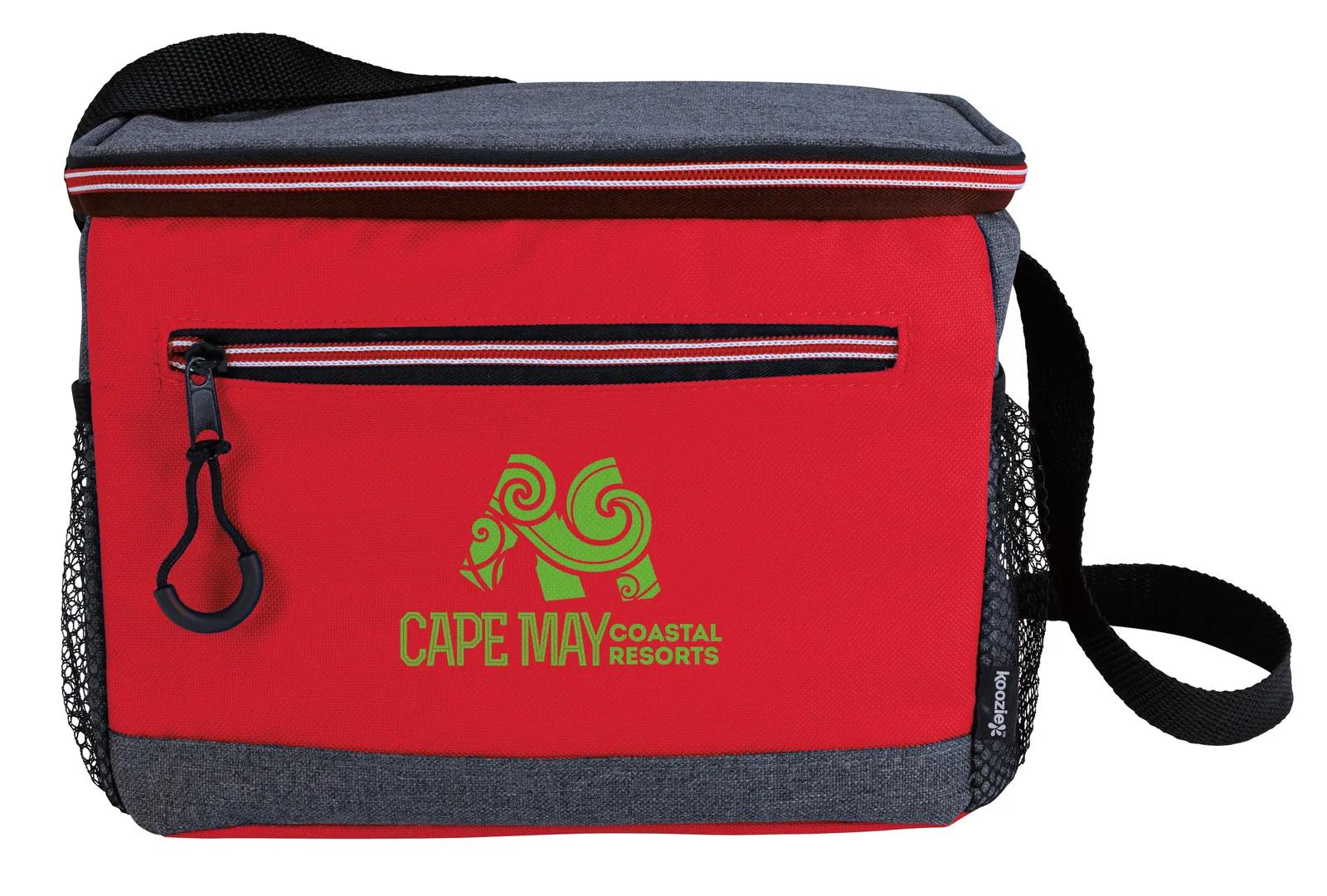 Two-Tone Lunch Cooler PEVA Lined 600D - 8 x 10 x 7 in - product view 8