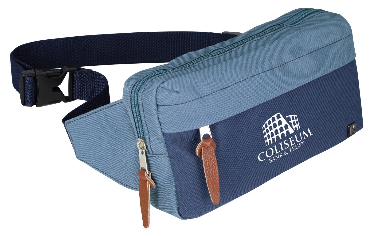 Fanny Pack PU Accents Premium Buckle 600D - 10.875 x 5.5 in - product view 3