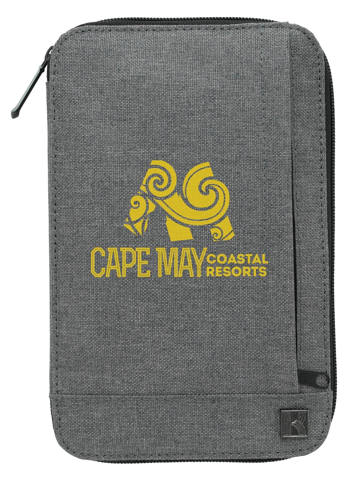 Passport Wallet Zippered ID Windows 600D - 8.125 x 5.125 in - product view 2