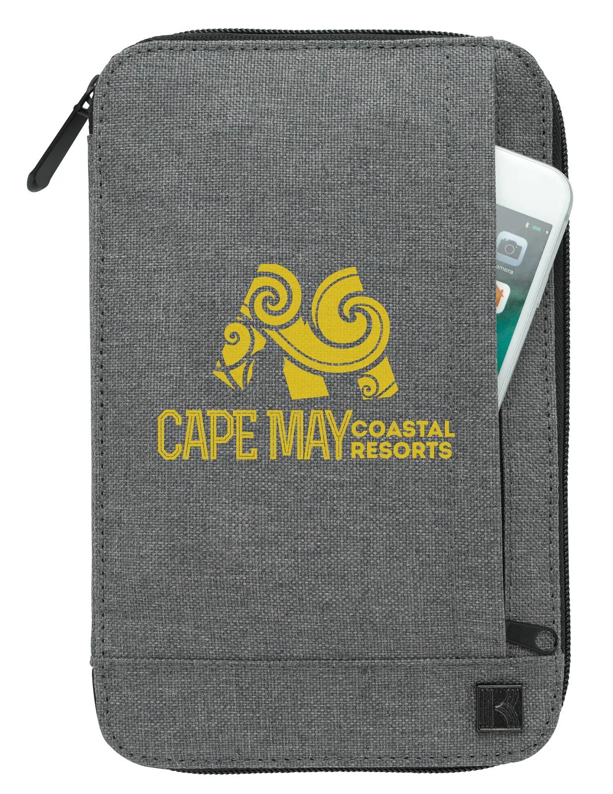 Passport Wallet Zippered ID Windows 600D - 8.125 x 5.125 in - product view 3