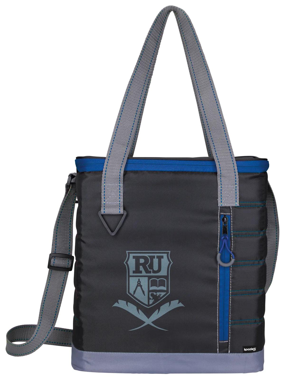 Quilted Cooler Tote PEVA Lined 420D - 13.25 x 11.625 in - product view 6