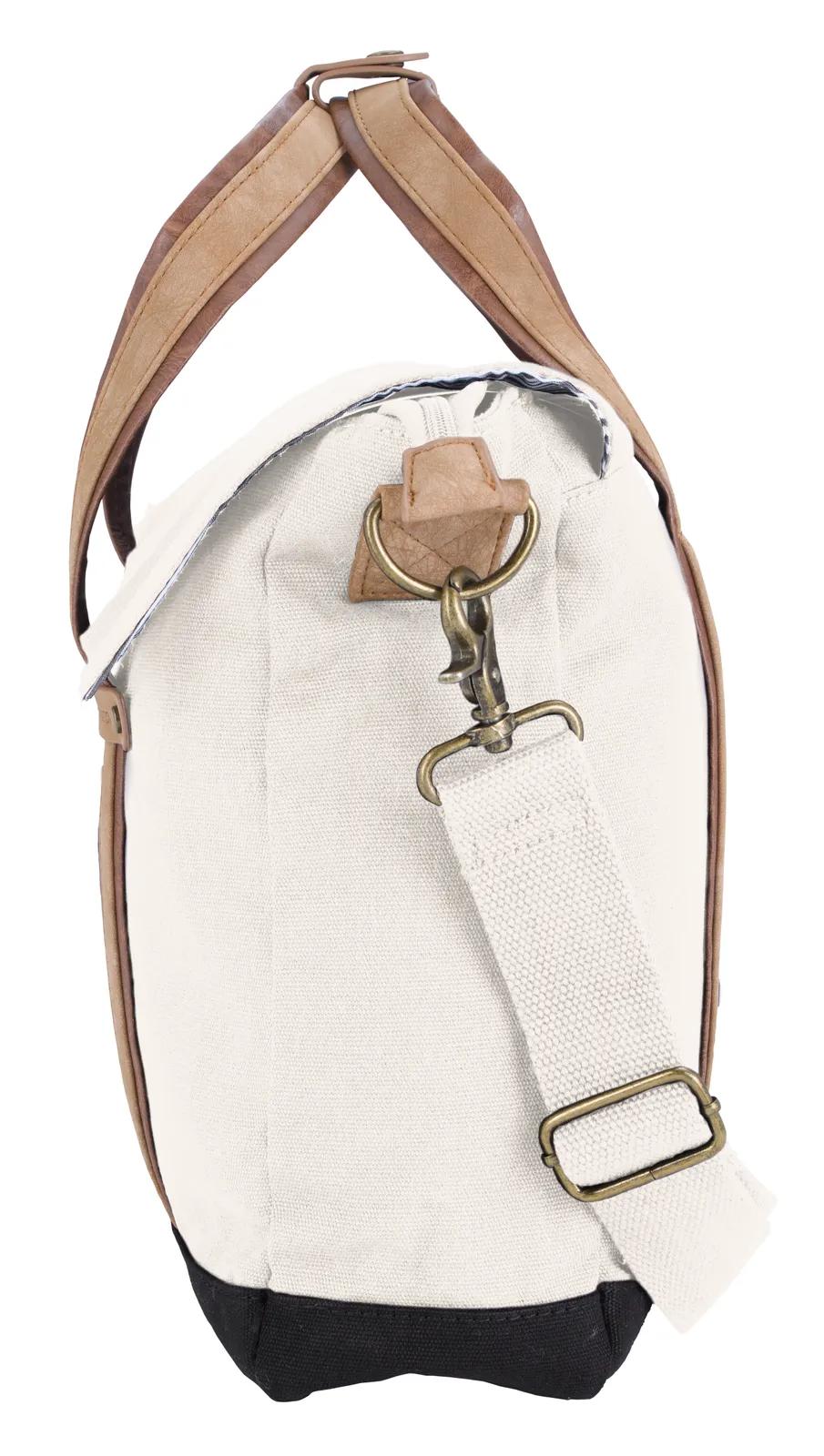 Cotton Canvas Messenger Padded Laptop 16 oz - 15.875 x 11.25 in - product view 29