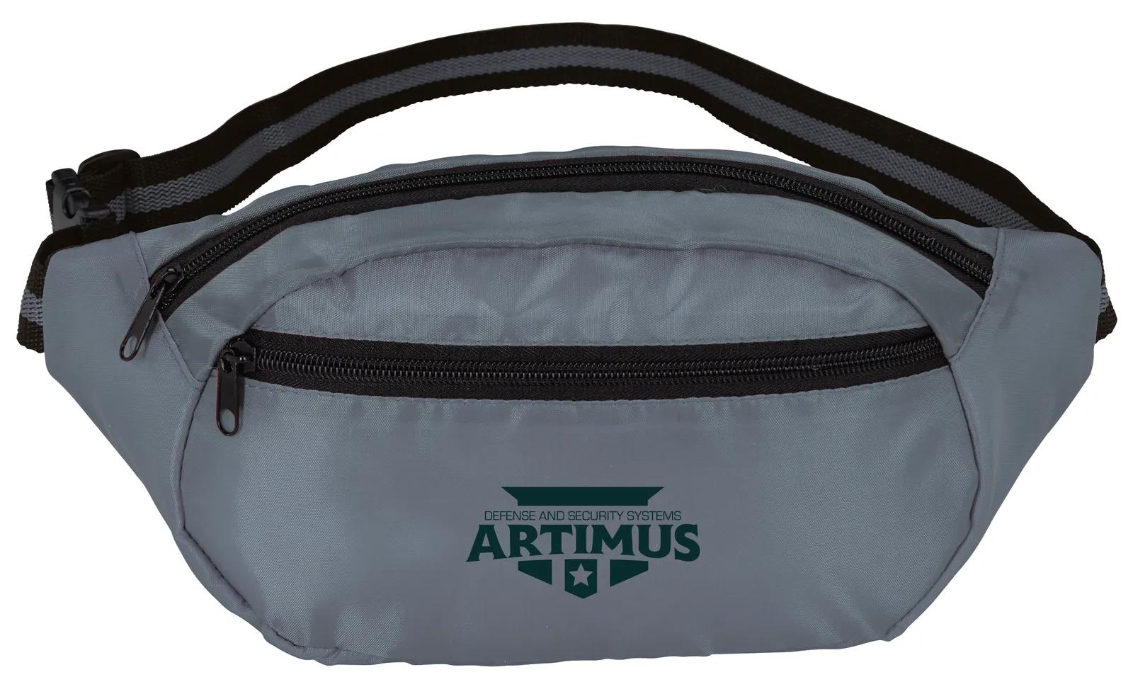 Oval Fanny Pack Extendable Sling Strap - 13.75 x 6.75 in - product view 2