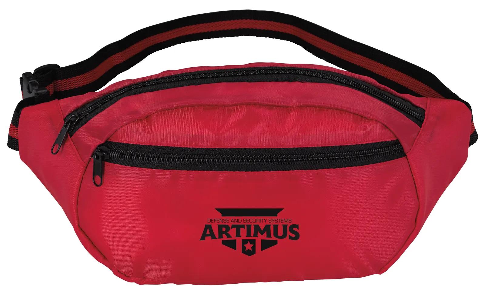 Oval Fanny Pack Extendable Sling Strap - 13.75 x 6.75 in - product view 4