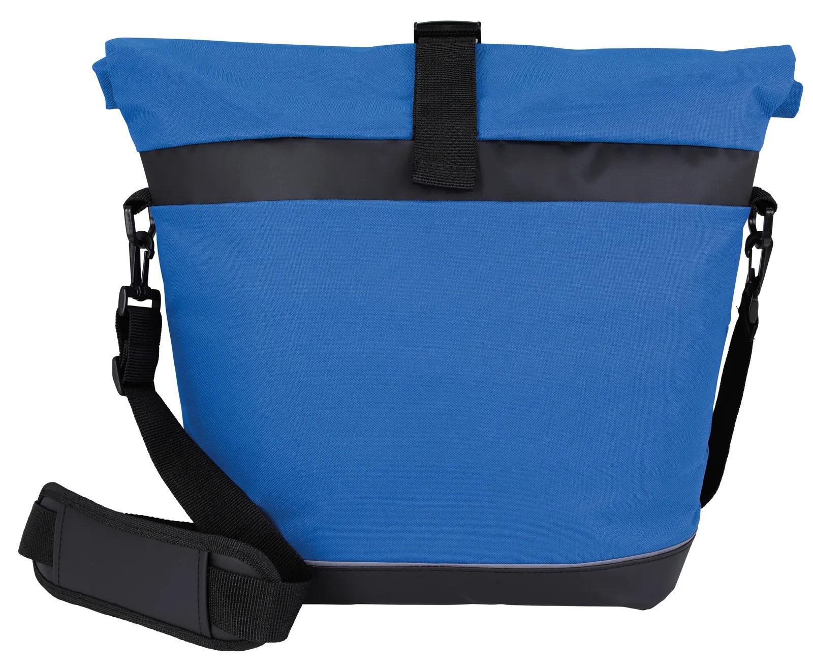 Crossbody Cooler Rolltop Tarpaulin Bottom - 21.9 x 18.5 in - product view 4
