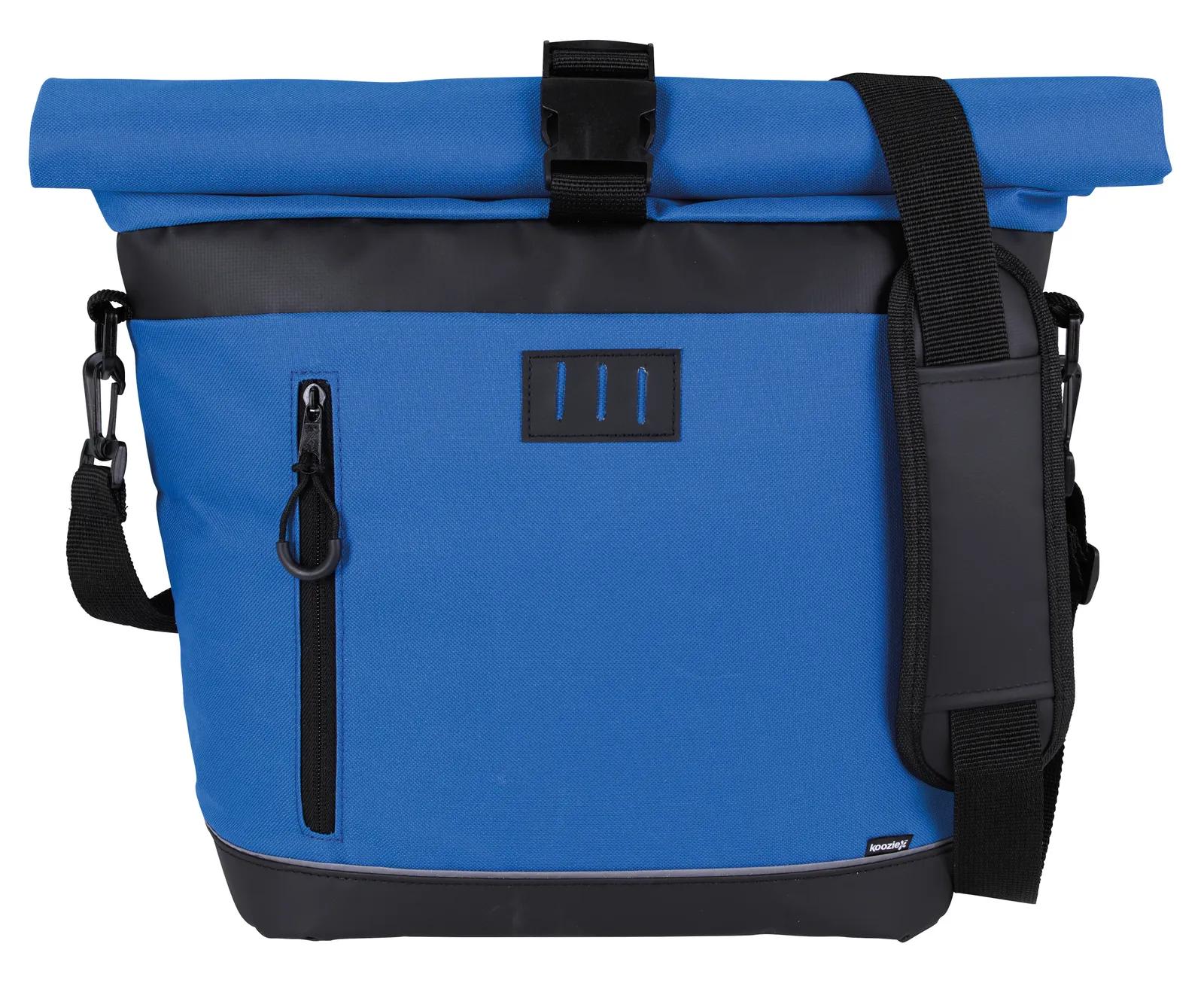 Crossbody Cooler Rolltop Tarpaulin Bottom - 21.9 x 18.5 in - product view 5
