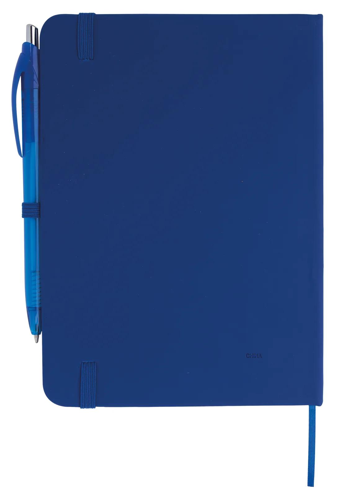 Card Pocket Notebook Leatherette Element Pen - 6.9 x 5 in - product view 4