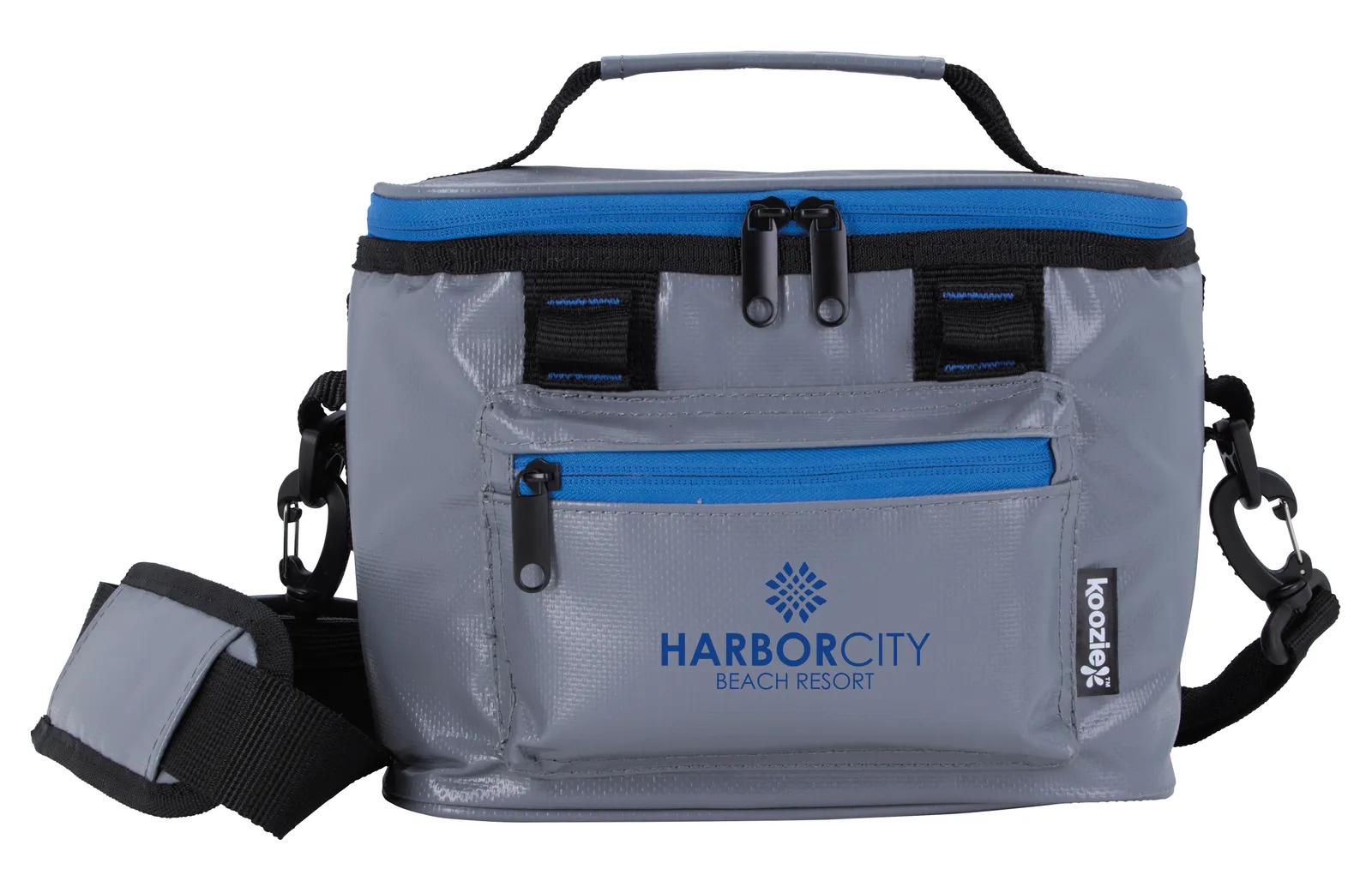 Insulated Cooler Bag Tarpaulin PEVA Liner - 6 Can - product view 3