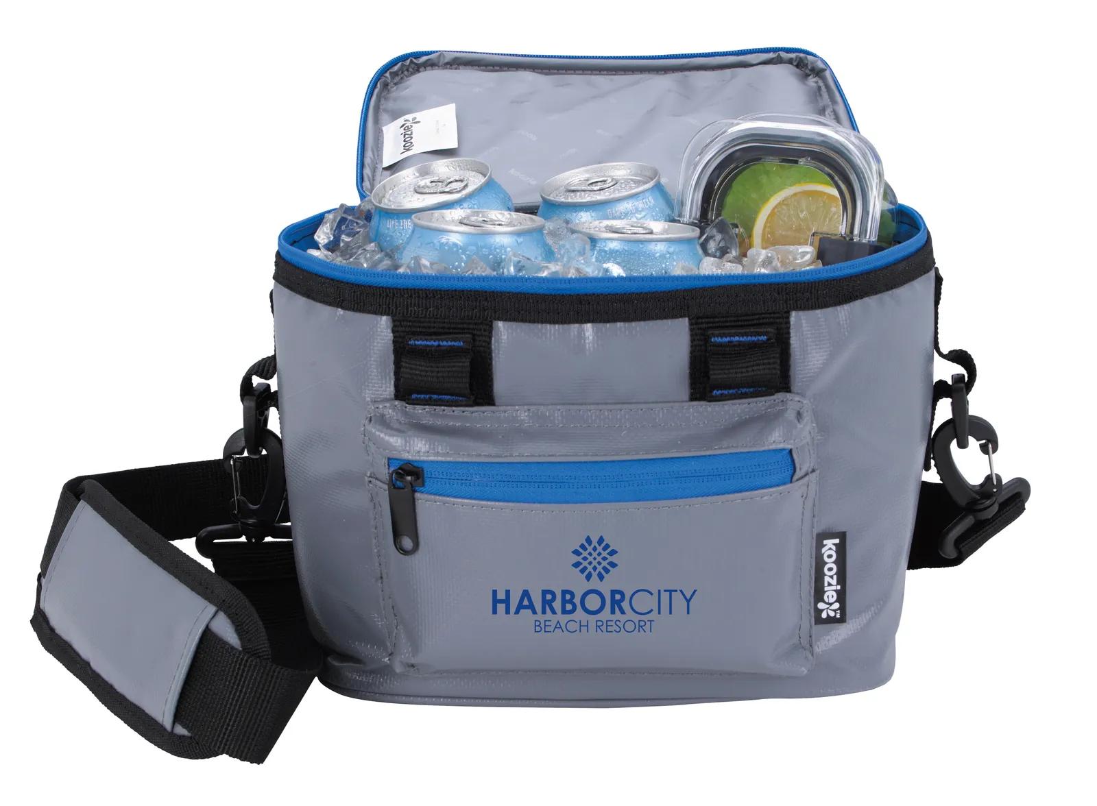 Insulated Cooler Bag Tarpaulin PEVA Liner - 6 Can - product view 4