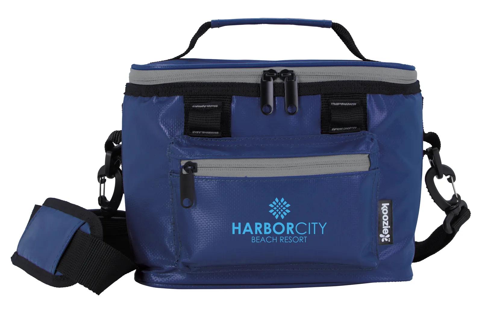 Insulated Cooler Bag Tarpaulin PEVA Liner - 6 Can - product view 6