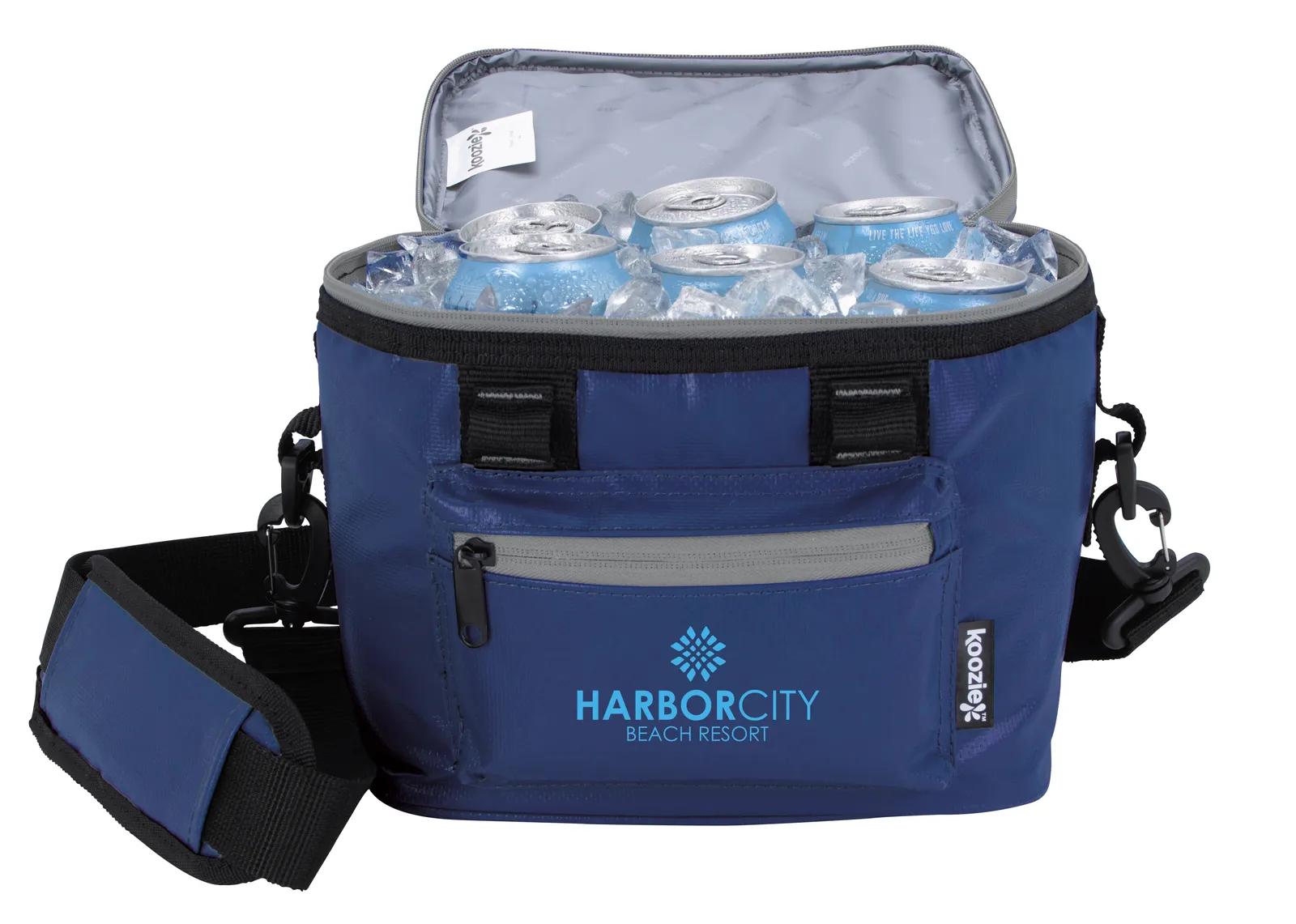 Insulated Cooler Bag Tarpaulin PEVA Liner - 6 Can - product view 7